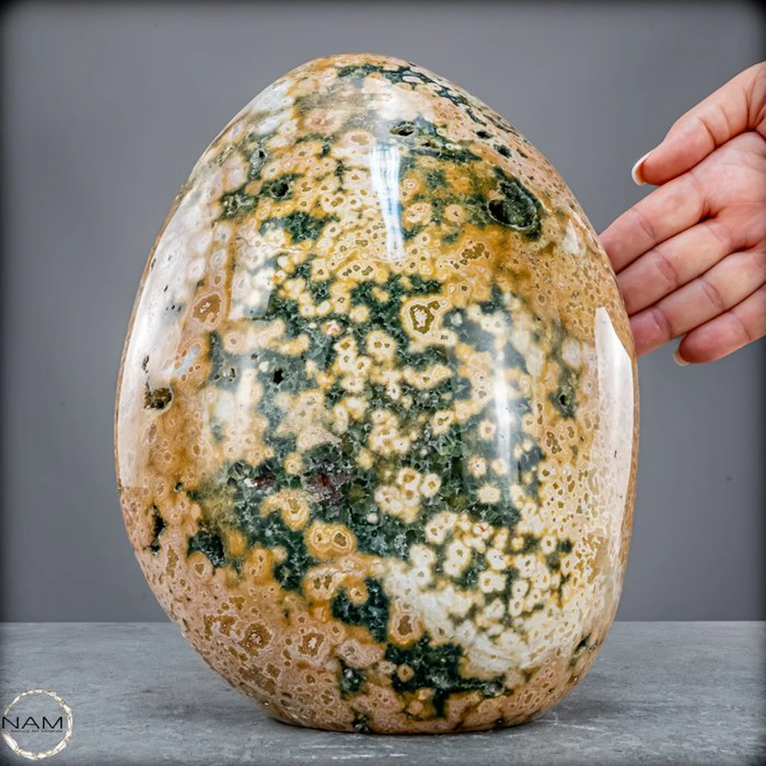 Ocean Jasper freeform – a natural work of art with...