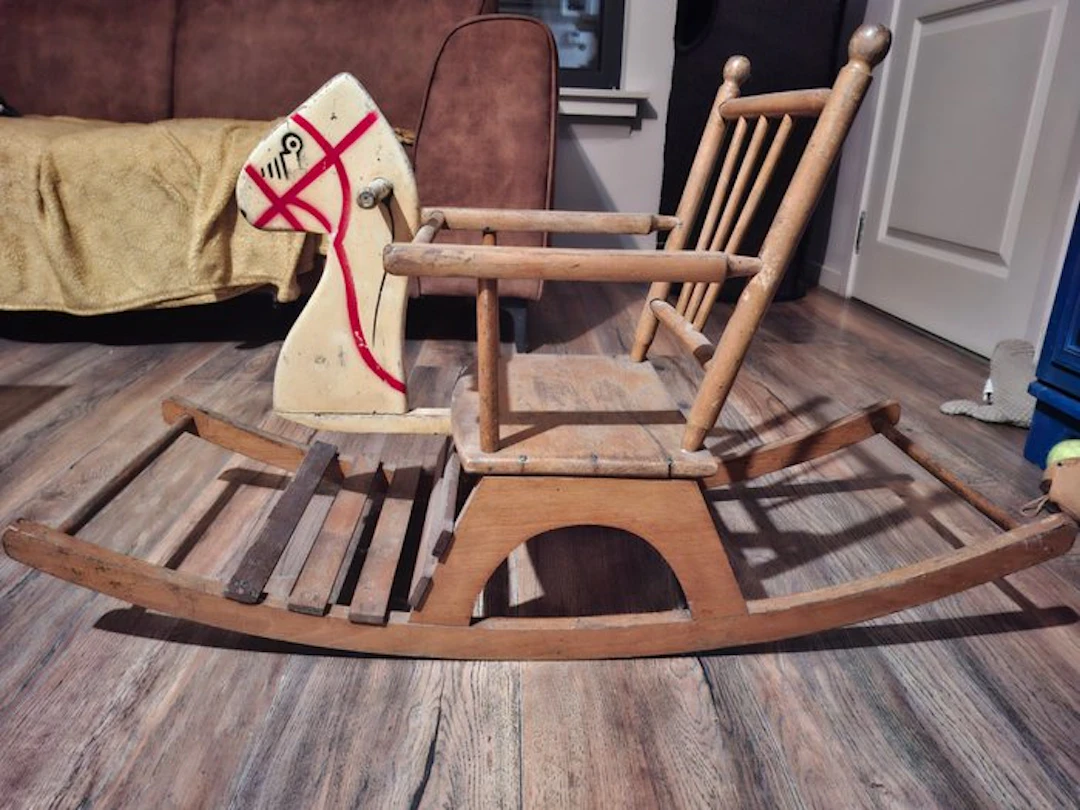 Rocking horse - Wooden Rocking Horse Chair/Rocker