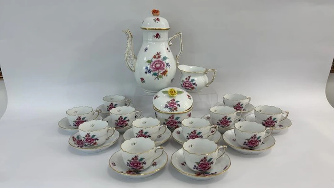 Herend - Cup and saucer (15) - Porcelain