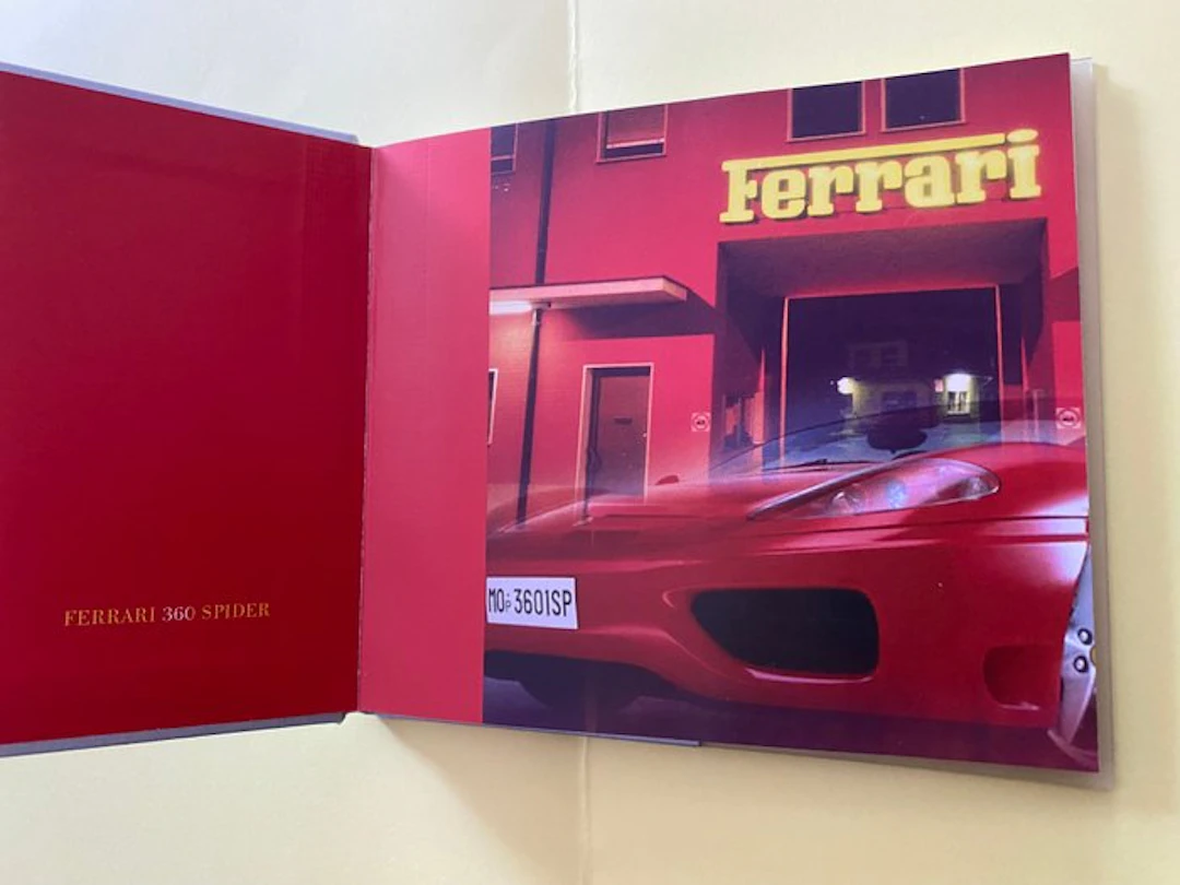 FERRARI 360 SPIDER+ MODENA + 550 MARANELLO avec CD Photos...