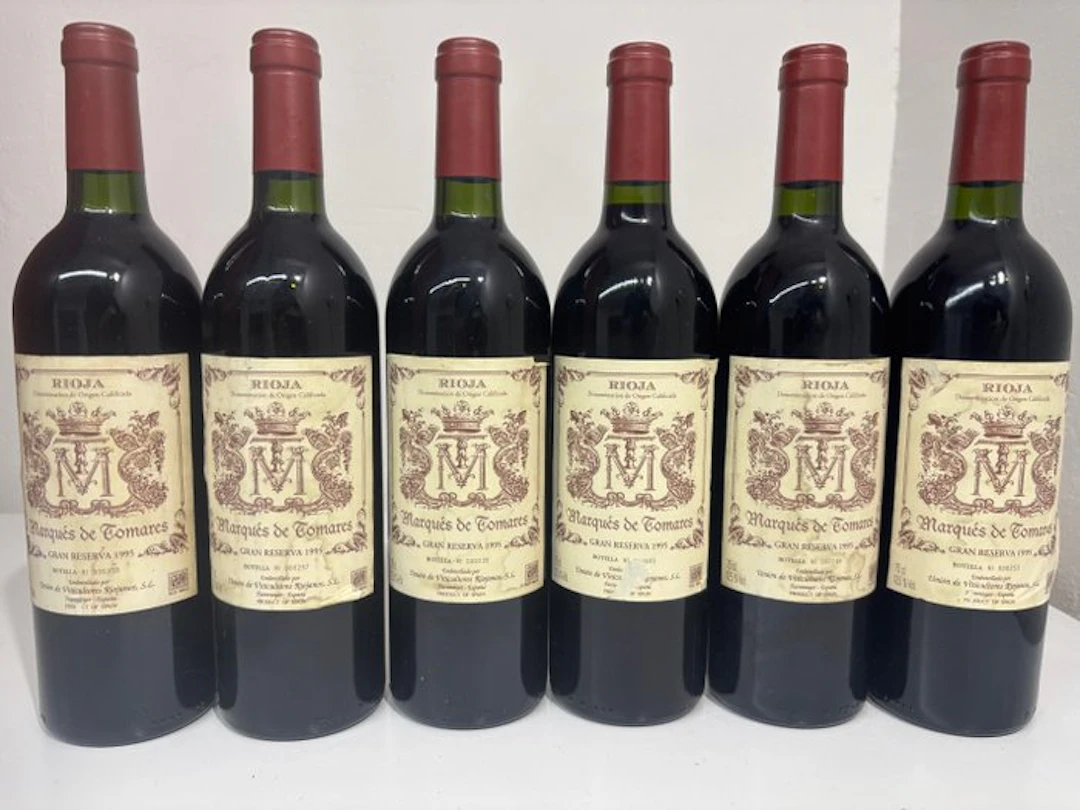 1995 Marqués de Tomares - Rioja Gran Reserva - 6 Bottles (0.75L)