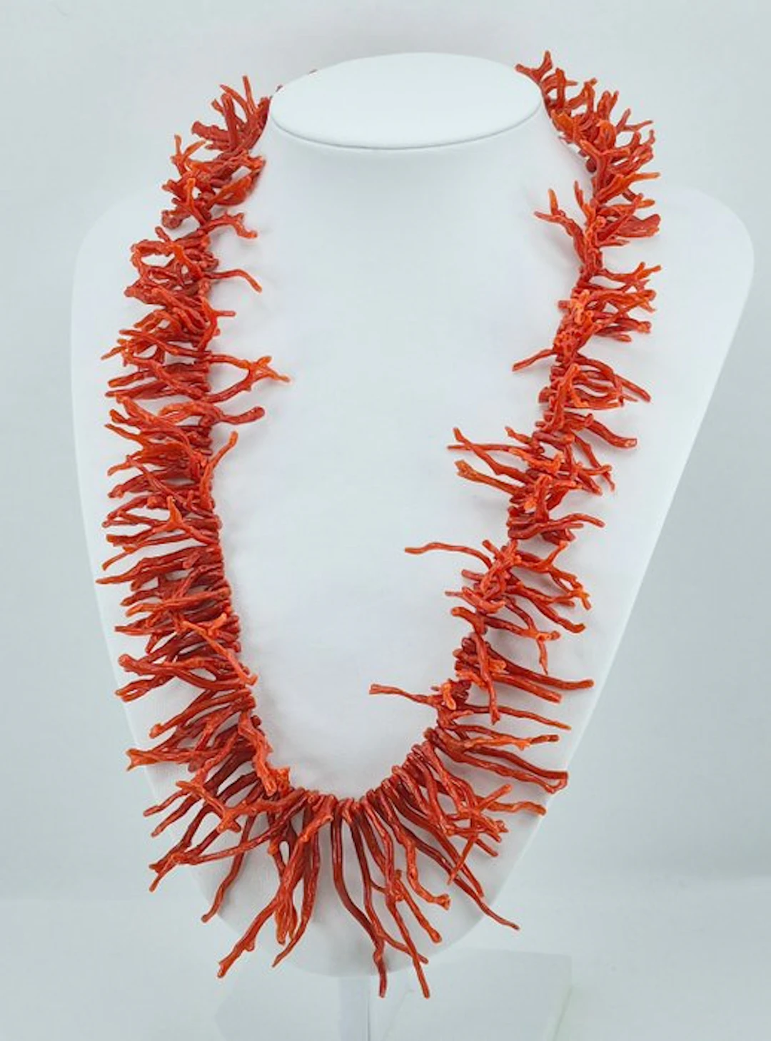 Coral - Silver, Gold-plated, No Reserve - Necklace clasp - CORALLO MEDITERRANEO