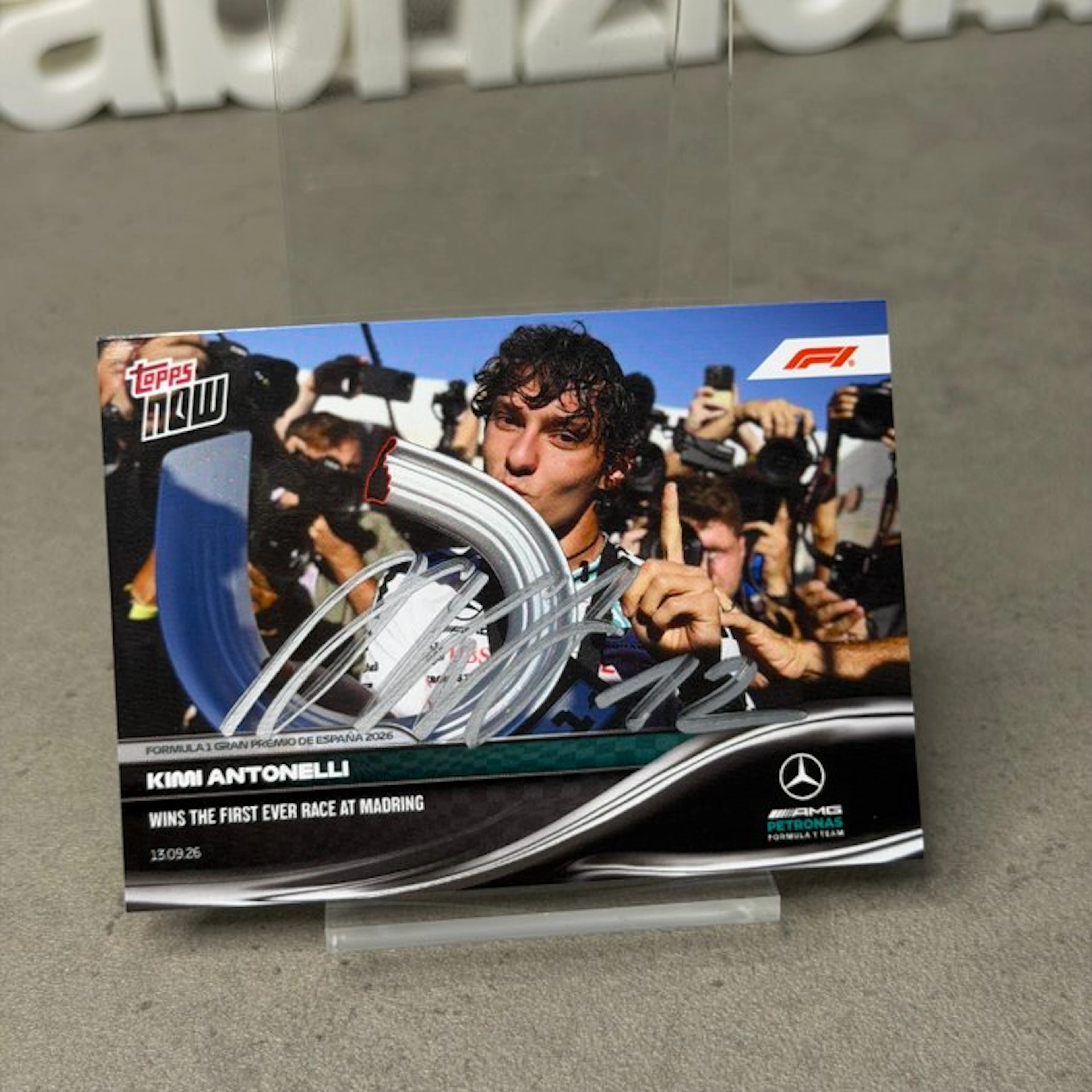 Mercedes - Topps Now - Spain GP 2026 Wins the first ever...