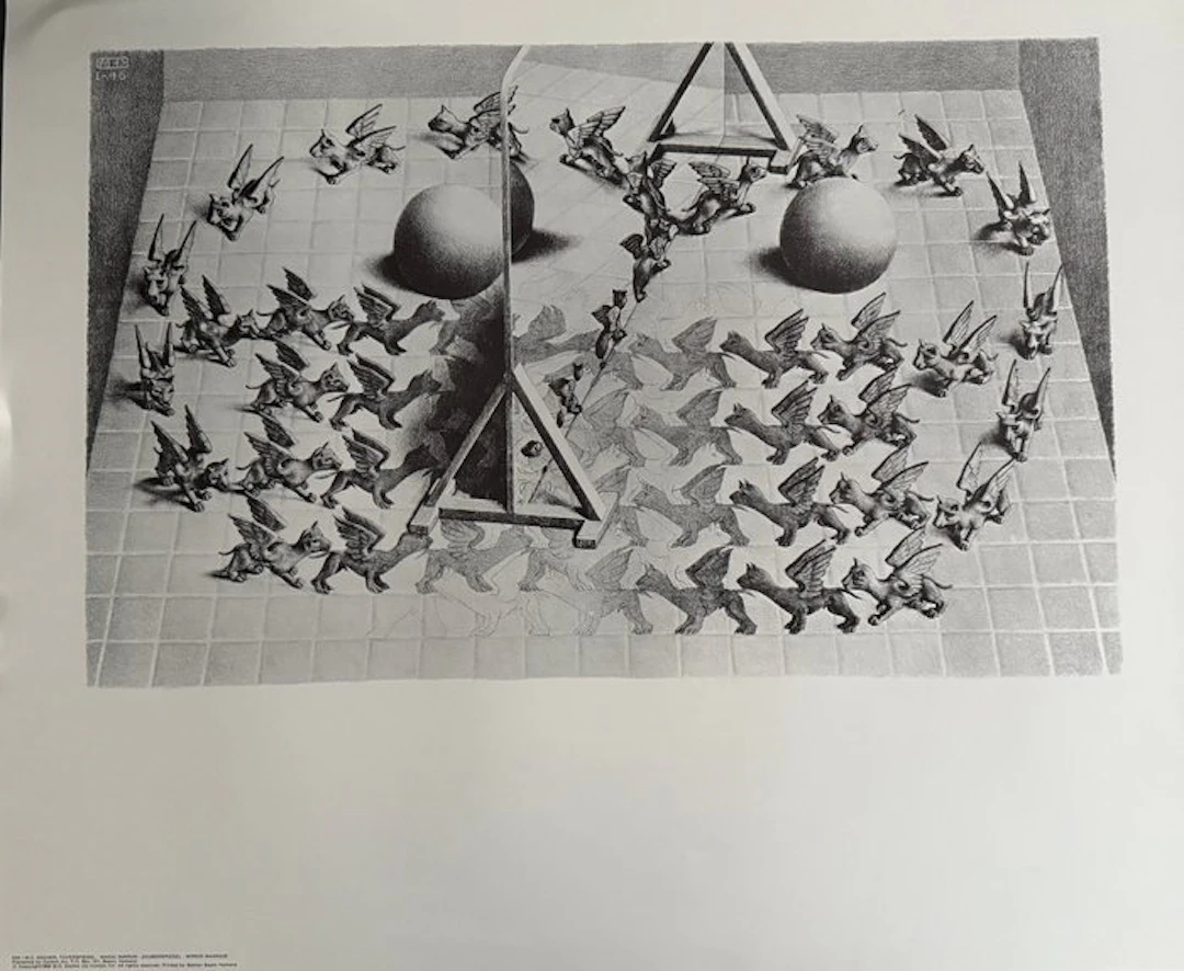 M.C. Escher (1898-1972) - Magic Miror