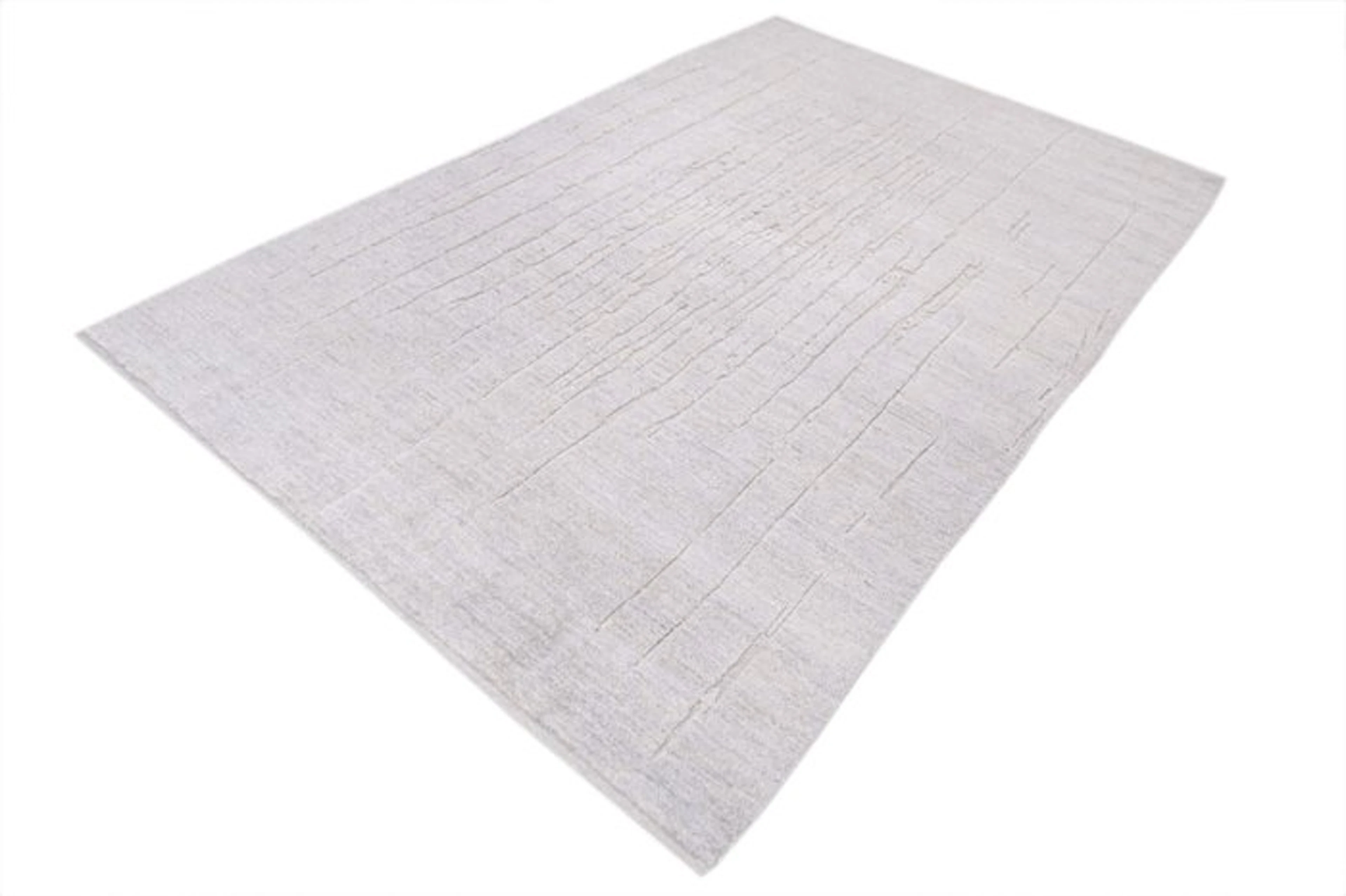 Hand-knotted designer wool rug with a relief pattern. - Rug - 261 cm - 171 cm