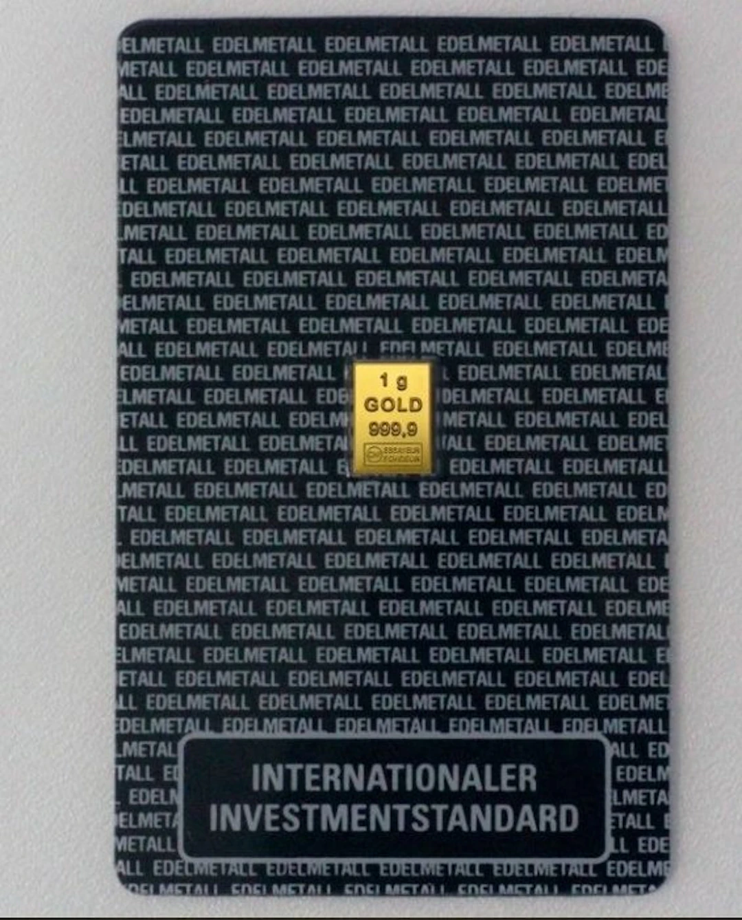 1 gram - Gold (No reserve price)
