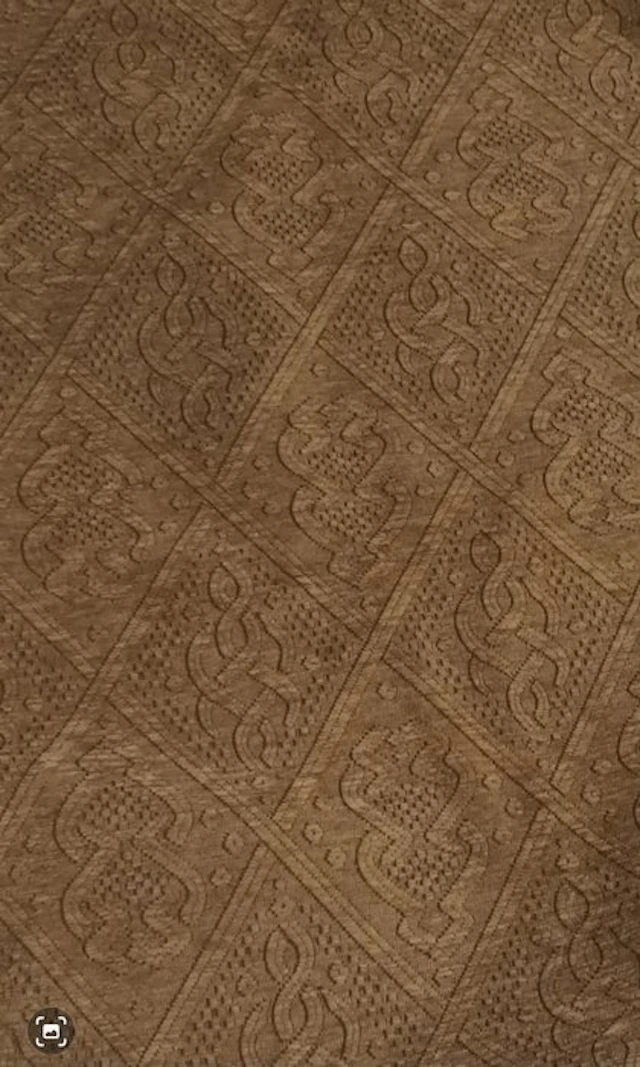 San leucio velluto damascato colore castoro 640x140 cm...