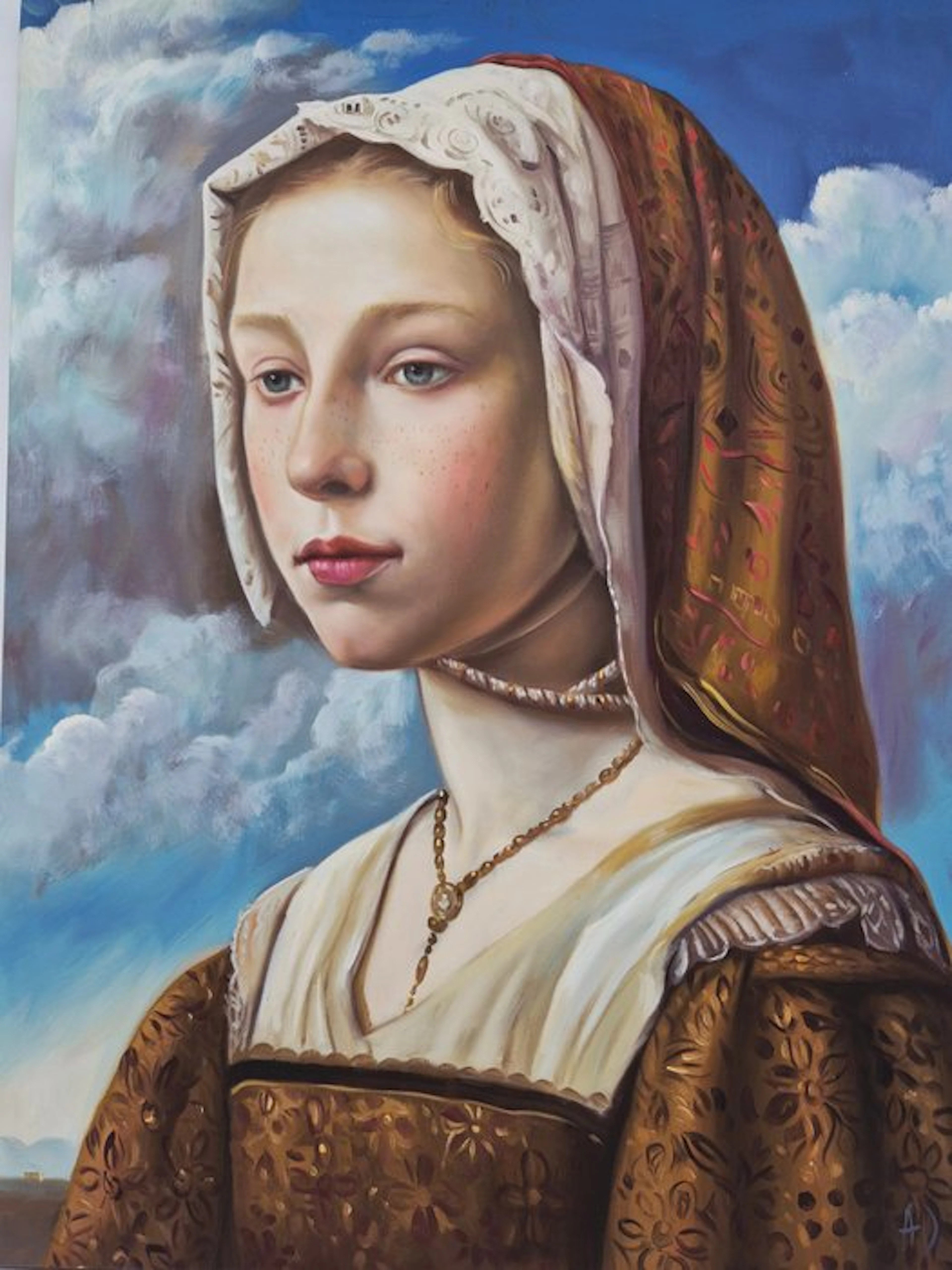 Anne Dias - (100% handpainted !) Lady Constance of Fierce Grace