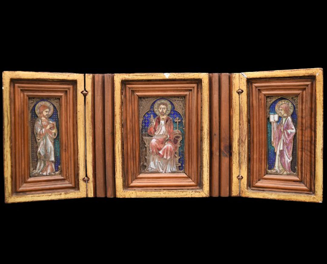 Modest MORATÓ OJER (1909–1993) - Triptych - Pantocrátor...