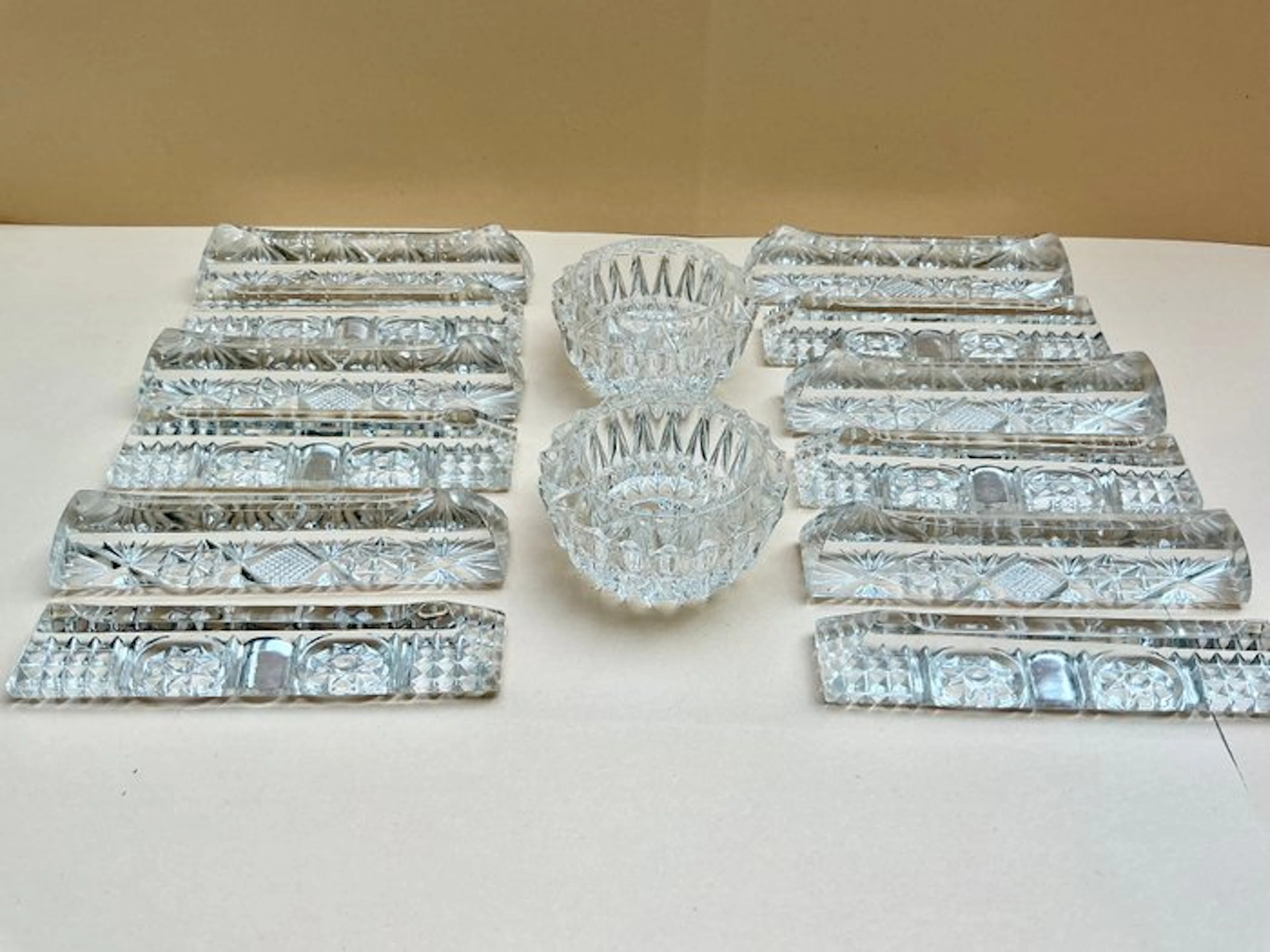 Table service (14) - Crystal - Crystal knife holder