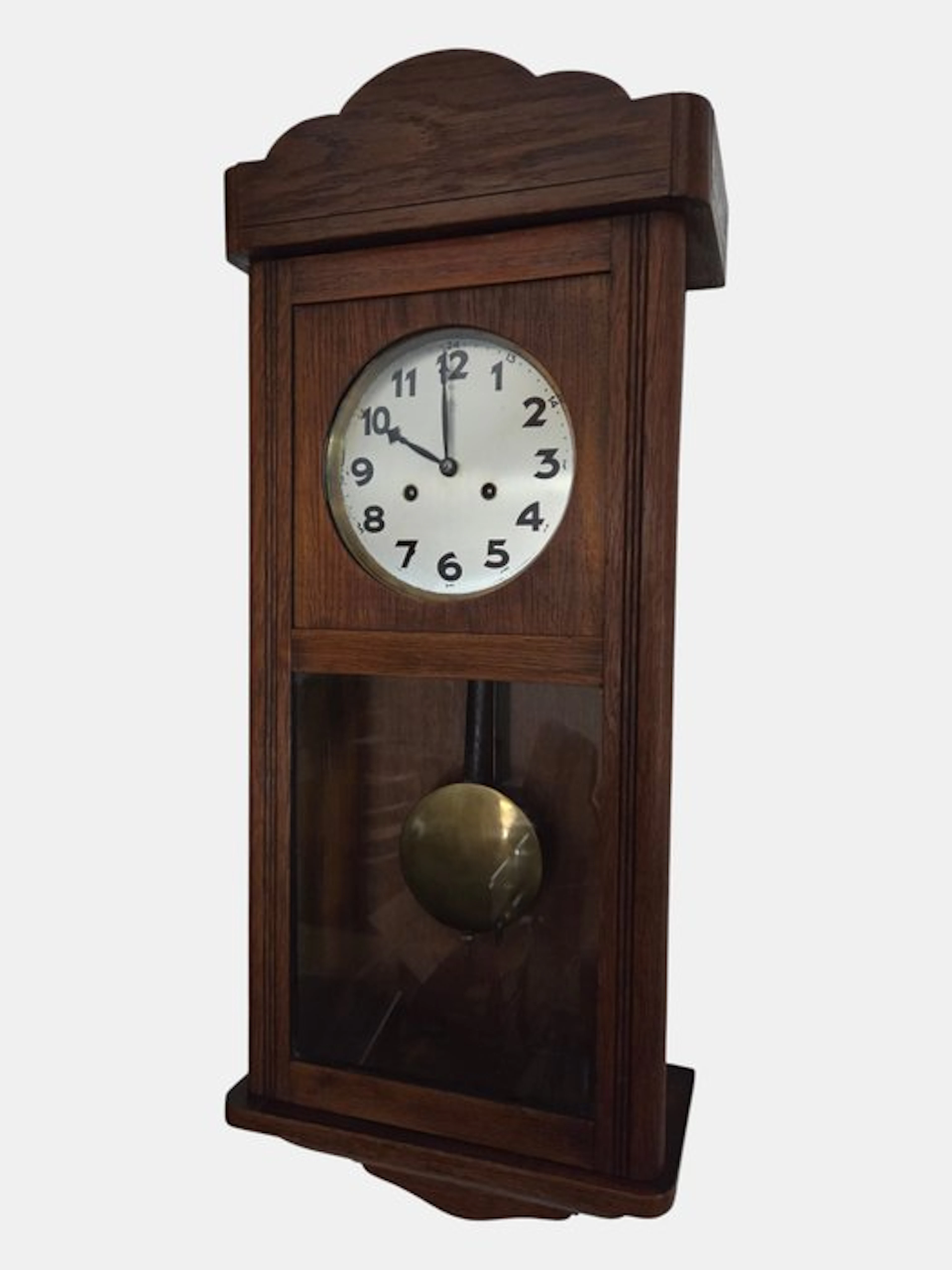 Wall clock - Wood - 1940-1950 - Old Junghans wall clock.