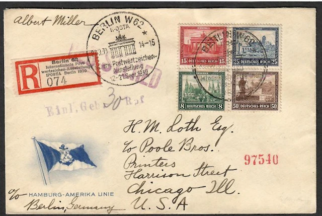 German Empire 1930 - German Reich centerpiece from Block 1 Minr
