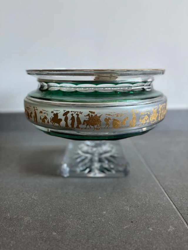 Val Saint Lambert - Platter - Borodine - Crystal