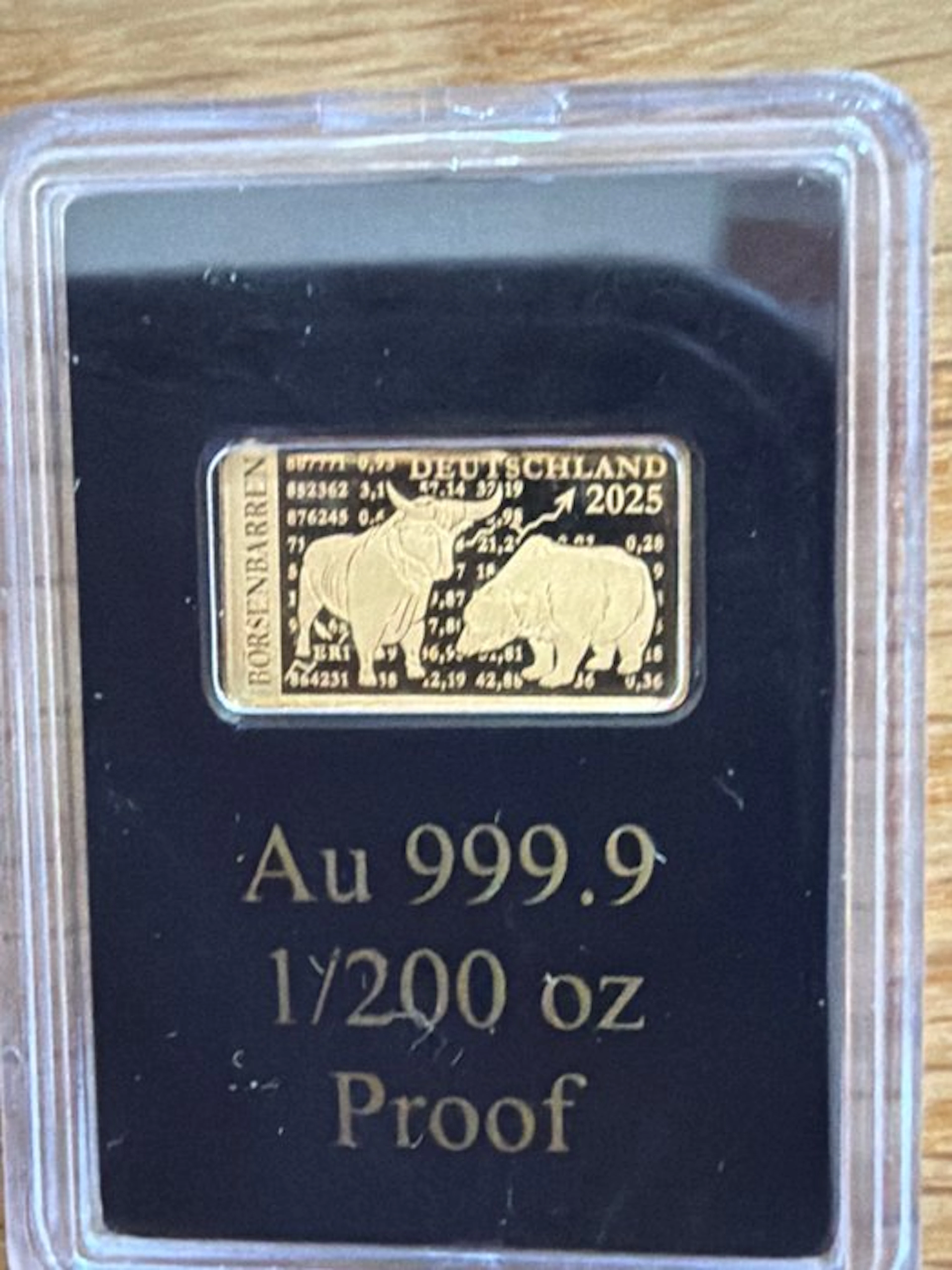 World. Gold medal 2024 Börsenbarren., 1/200 Oz (.999) (No reserve price)