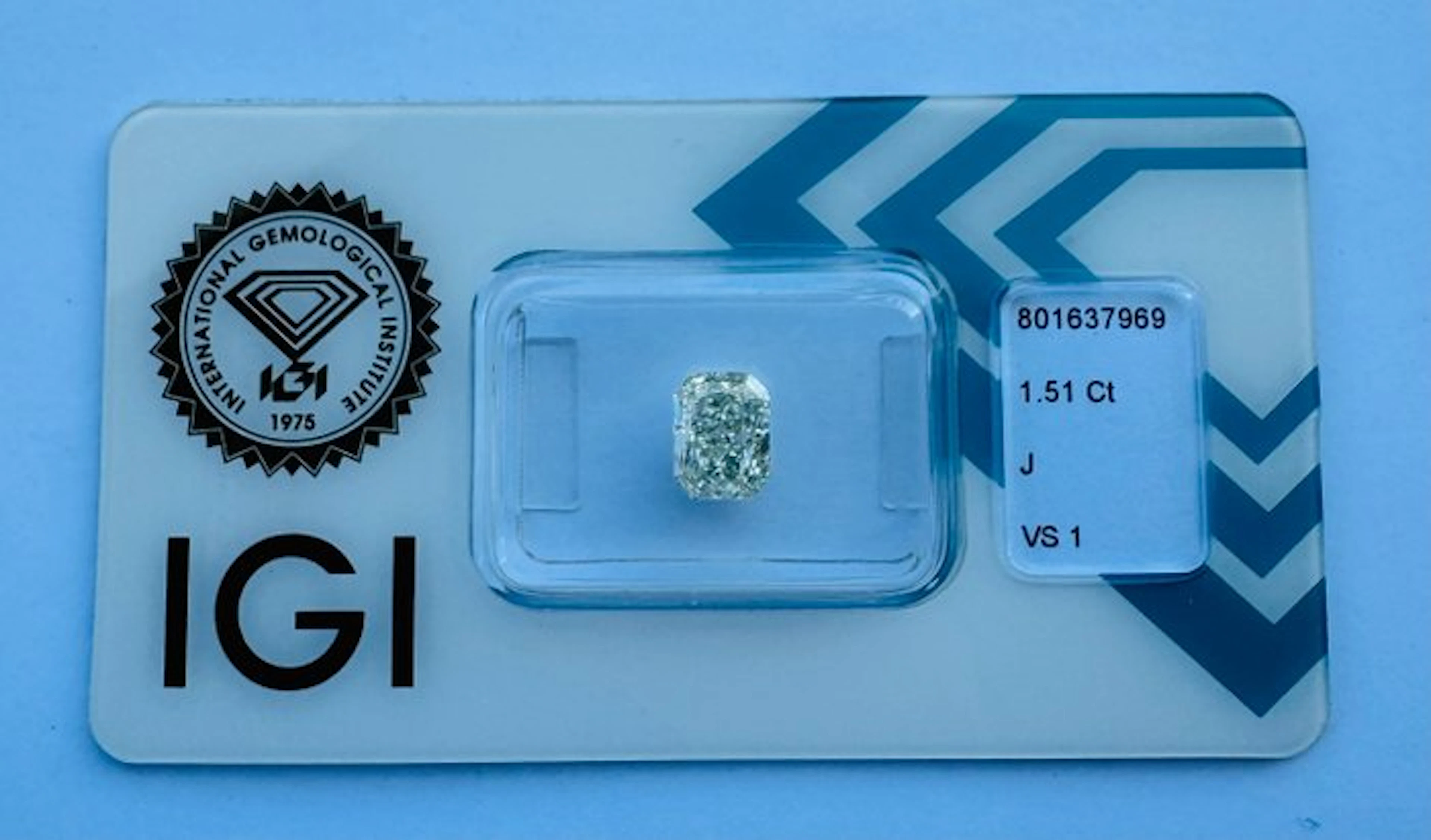No reserve price - 1 pcs Diamond (Natural) - 1.51 ct...