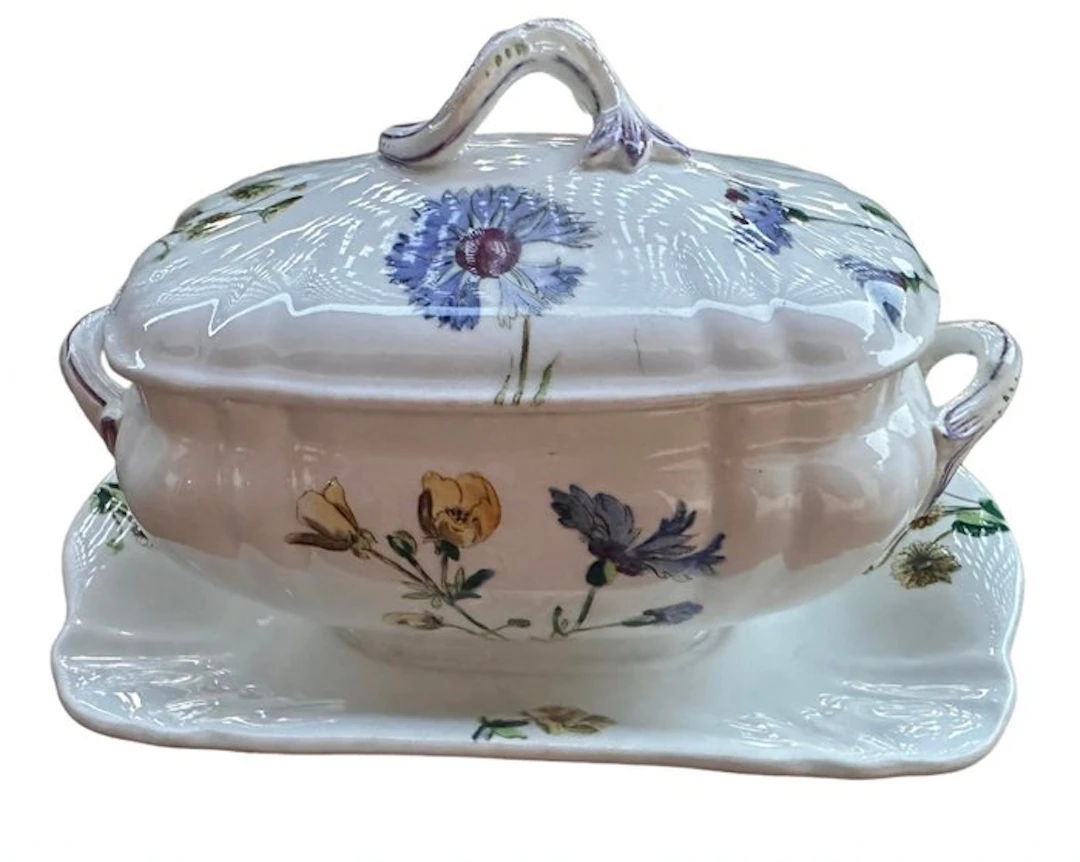 Società Ceramica Richard - Gravy boat - June - strong brick