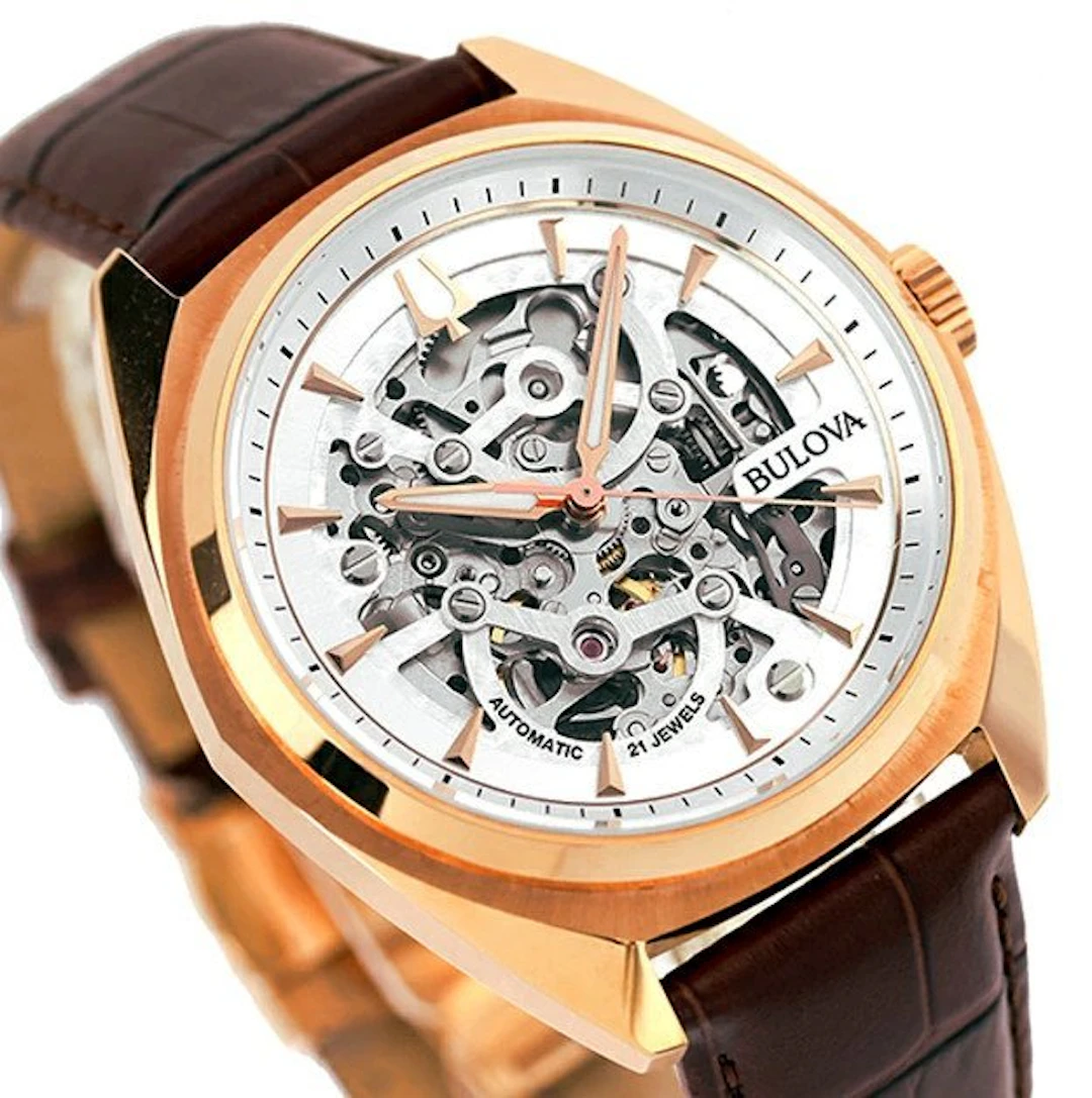 Bulova - "NO RESERVE PRICE" - Surveyor Automatic Skeleton...