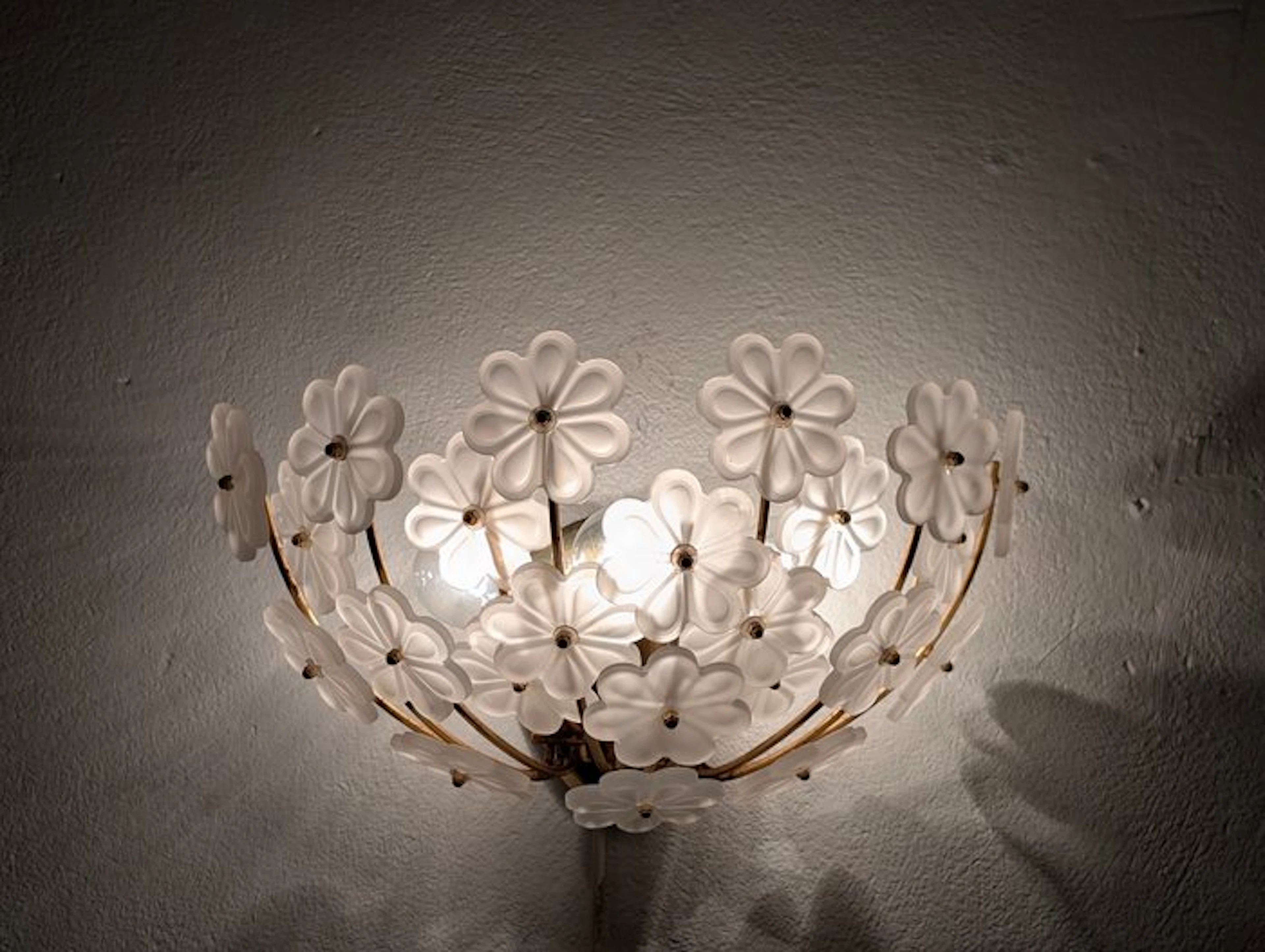 Lamp - Glass - Murano daisies