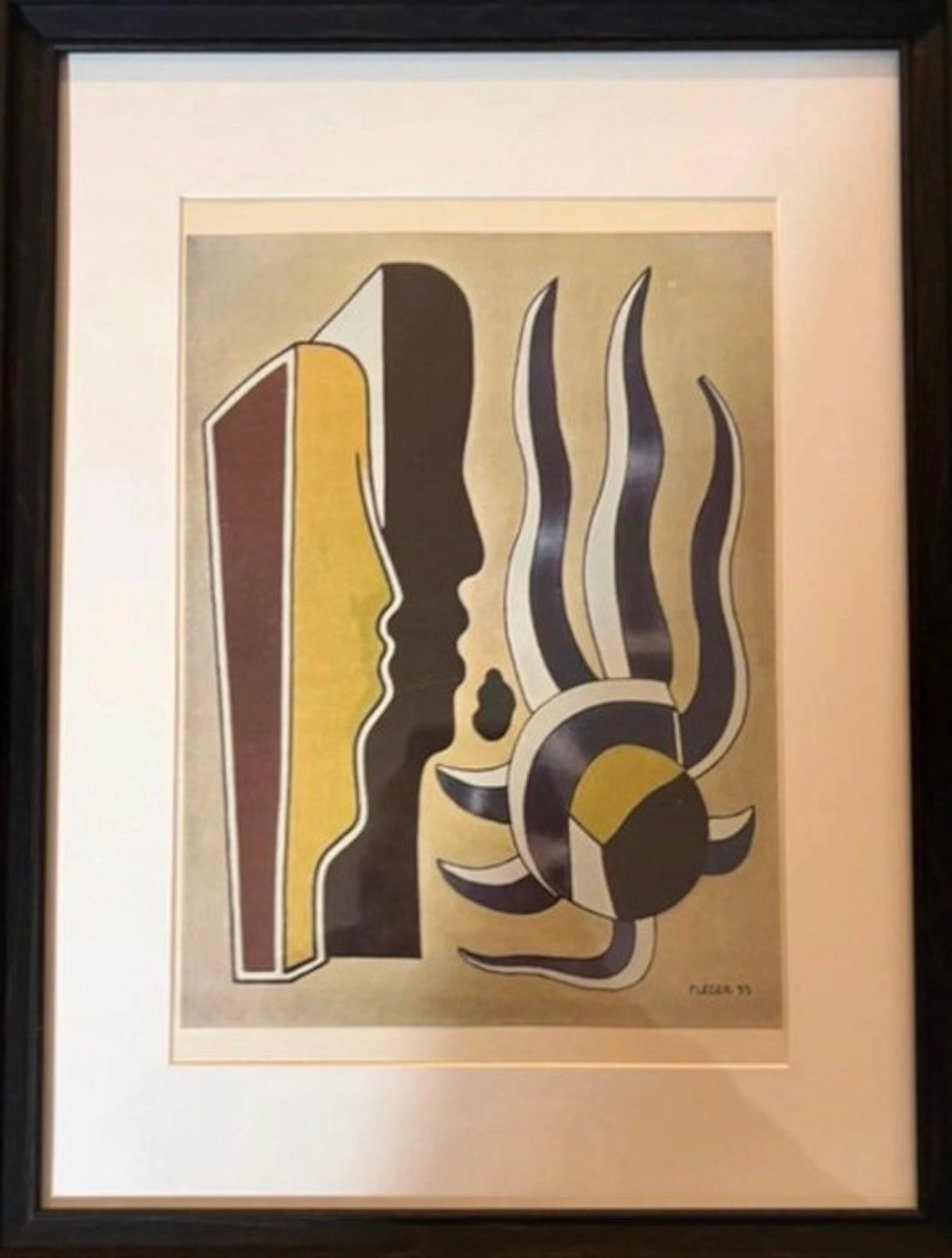 Fernand Léger (1881-1955) - Composition aux deux profils
