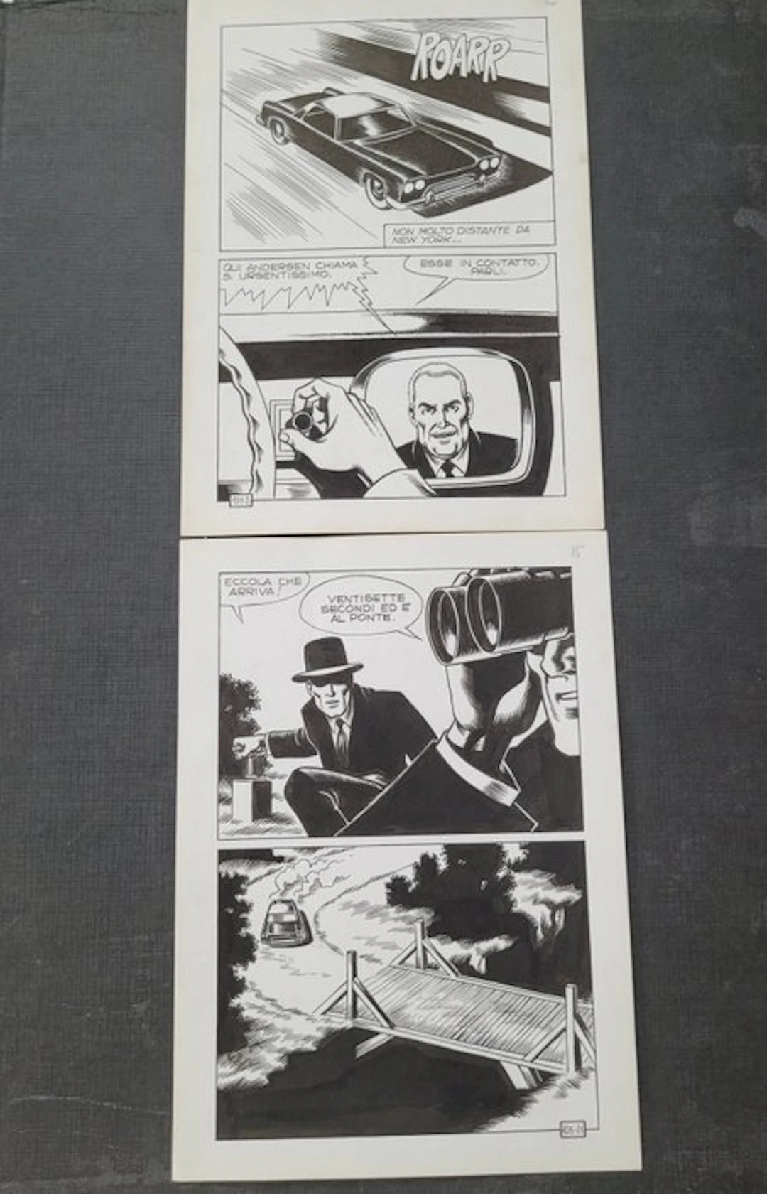 Magnus - 2 Original page - Satanik - n. 105 - Lo Jettatore - 1969