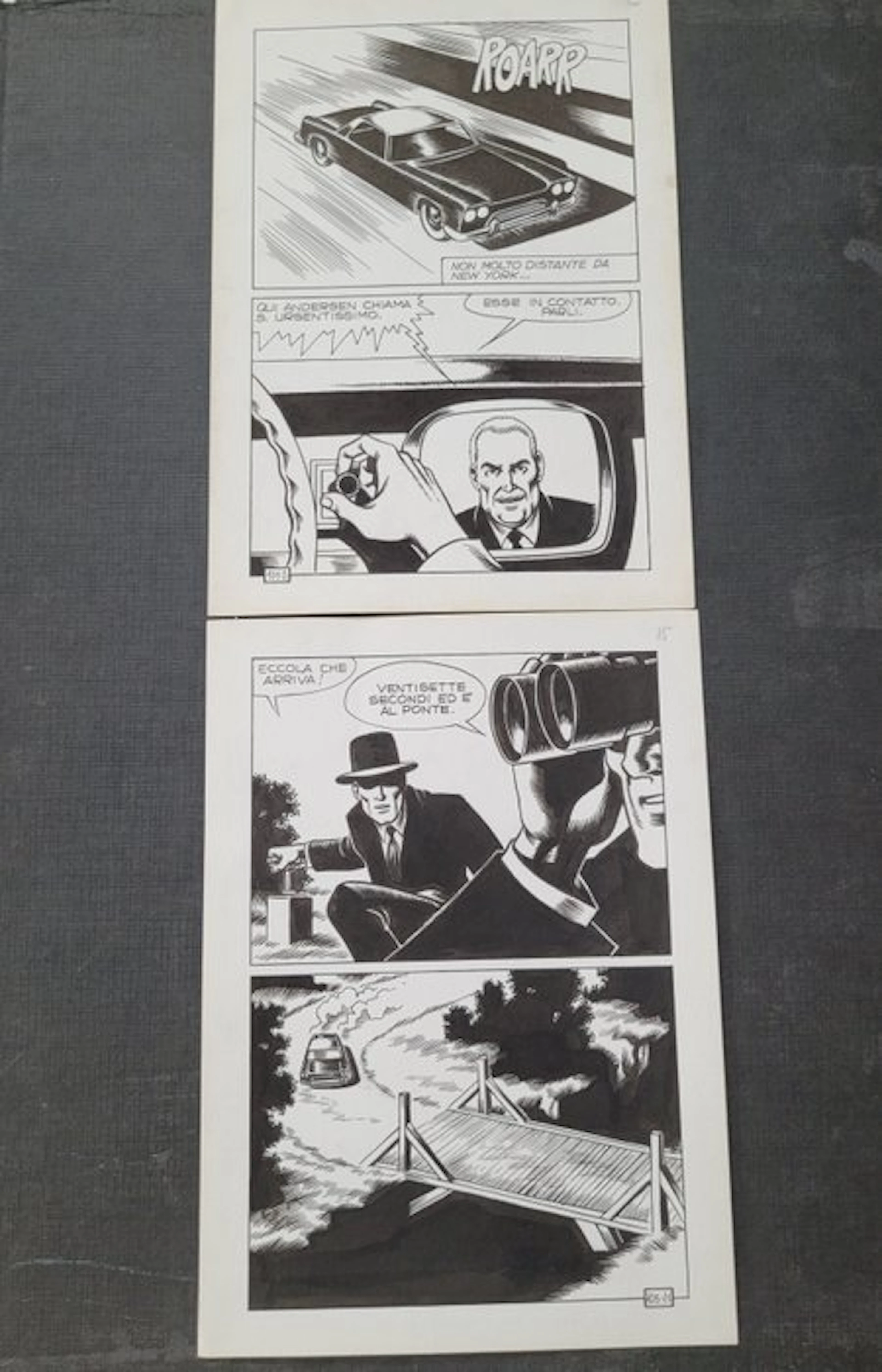 Magnus - 2 Original page - Satanik - n. 105 - Lo Jettatore - 1969