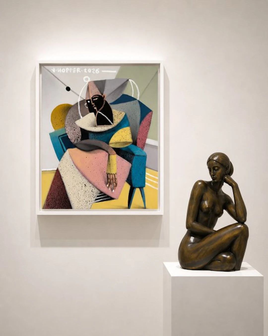 Jone Hopper - Femme sur une chaise