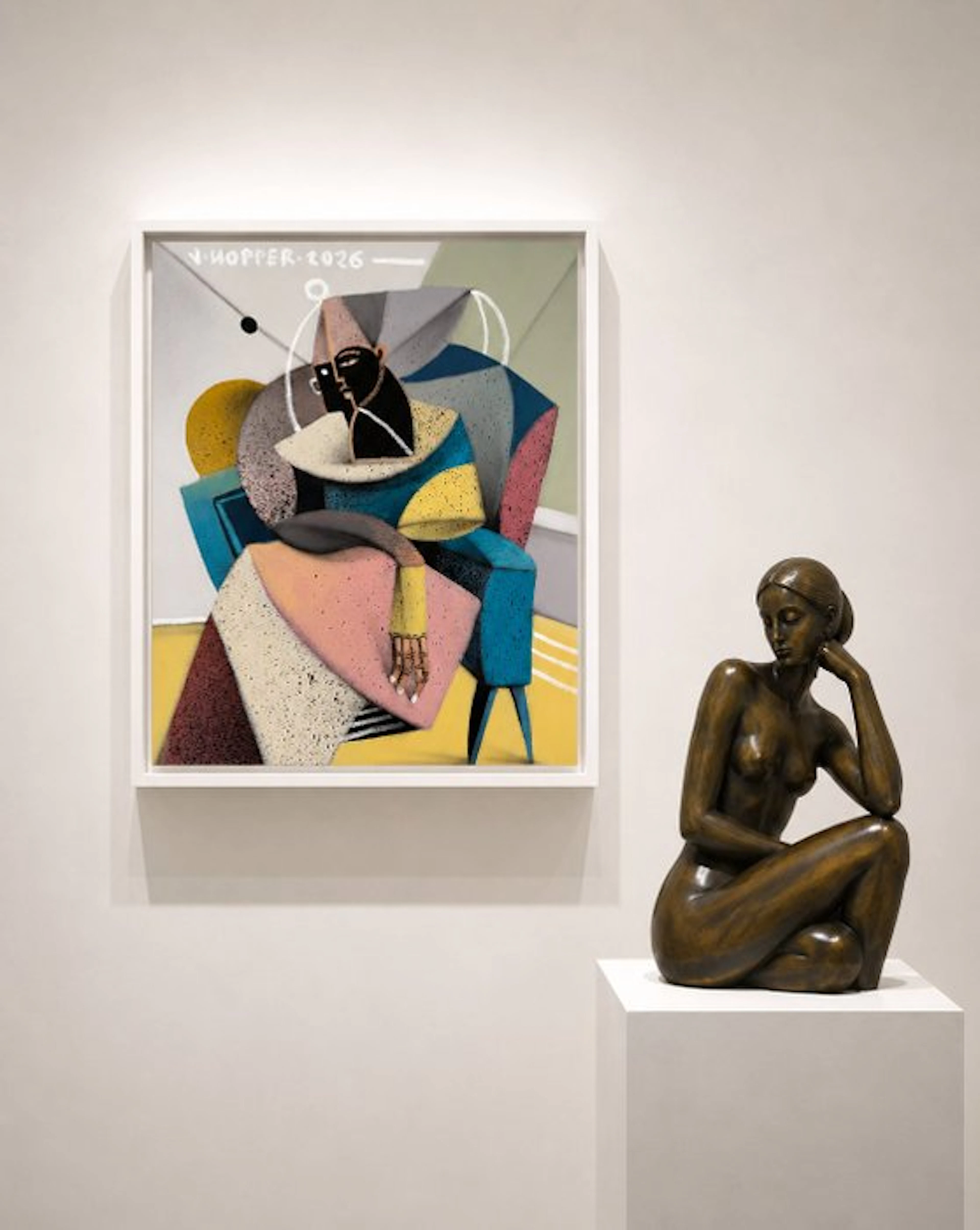 Jone Hopper - Femme sur une chaise