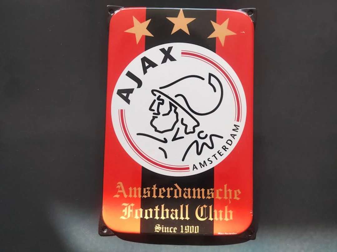 Voetbal club Ajax Amsterdam - Advertising sign - Enamel
