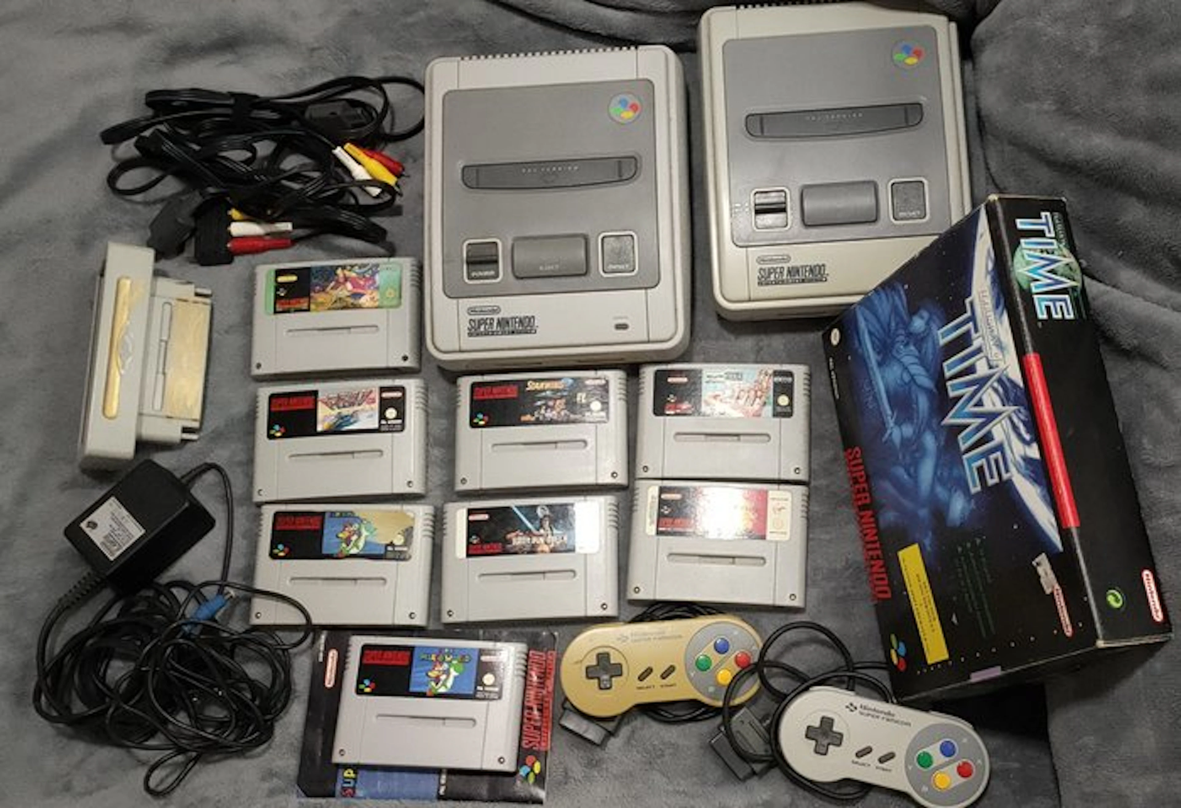 Nintendo - Snes - Großes SNES Konvolut 2 Konsolen 9...
