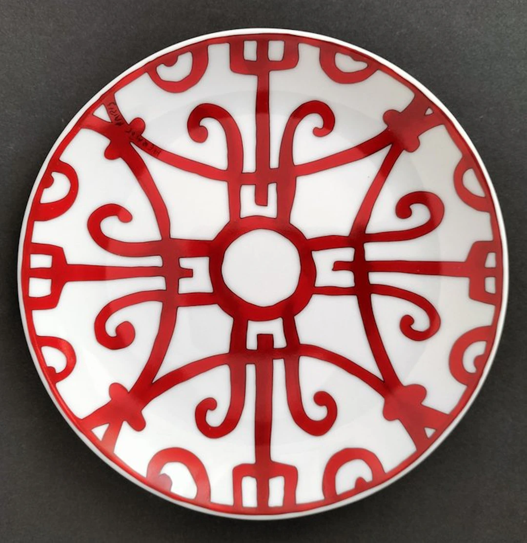 Hermès - 'Balcon du Guadalquivir' - Plate - Porcelain