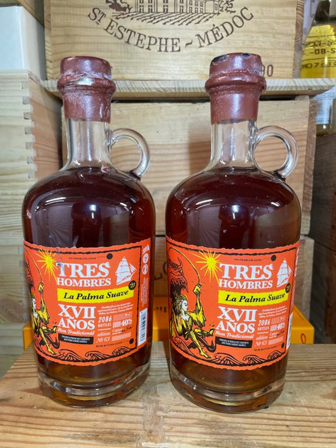 Tres Hombres - La Palma Suave XVII Años - Edition 63 - b