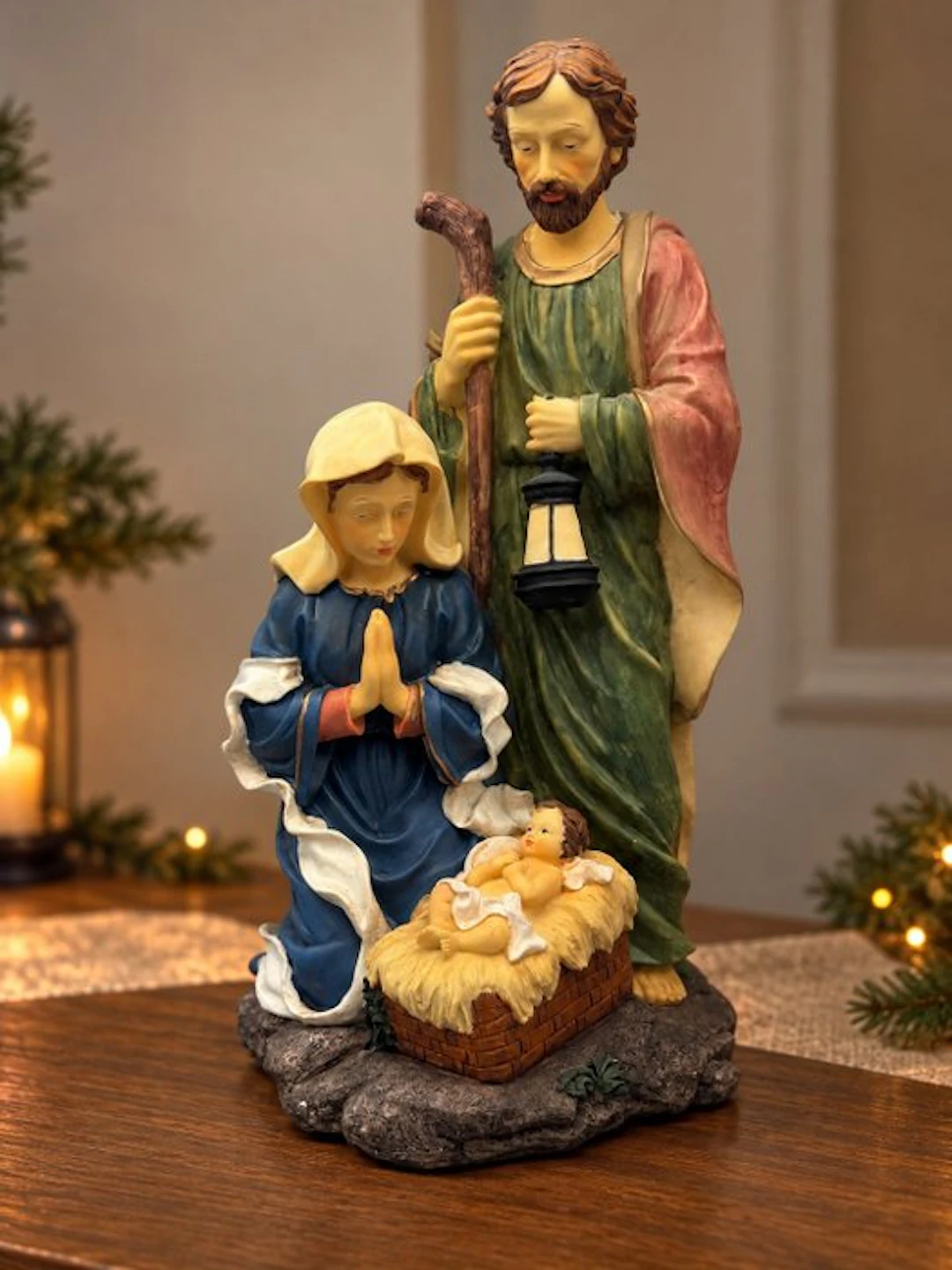 Statue, Groot beeld van de Heilige Familie – Jozef