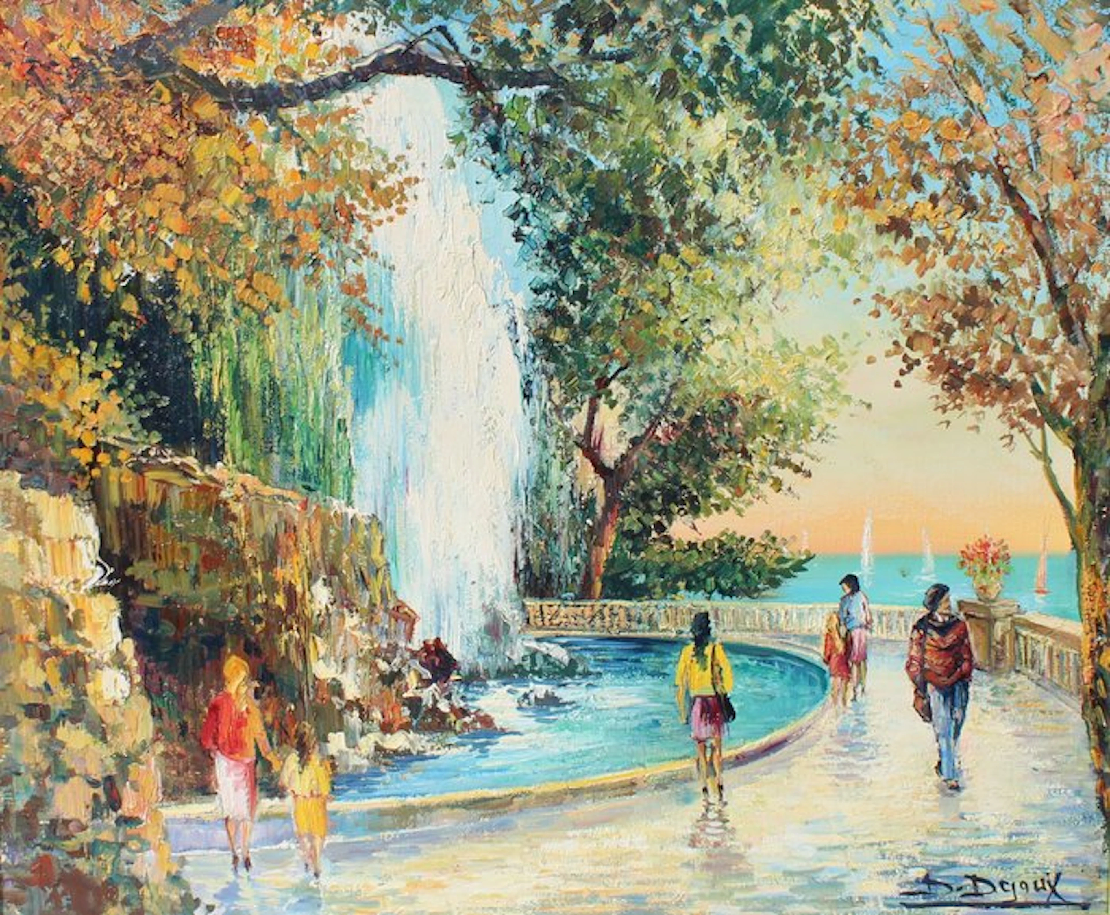 Daniel Dejoux (1935) - Cascade d'Antibes