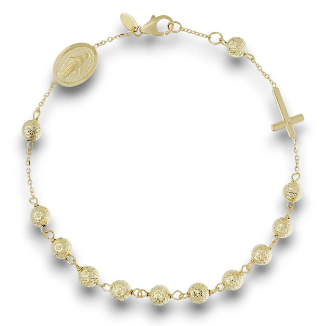 Bracelet - 18 kt. Yellow gold - Rosary Milleluci 4.3 g