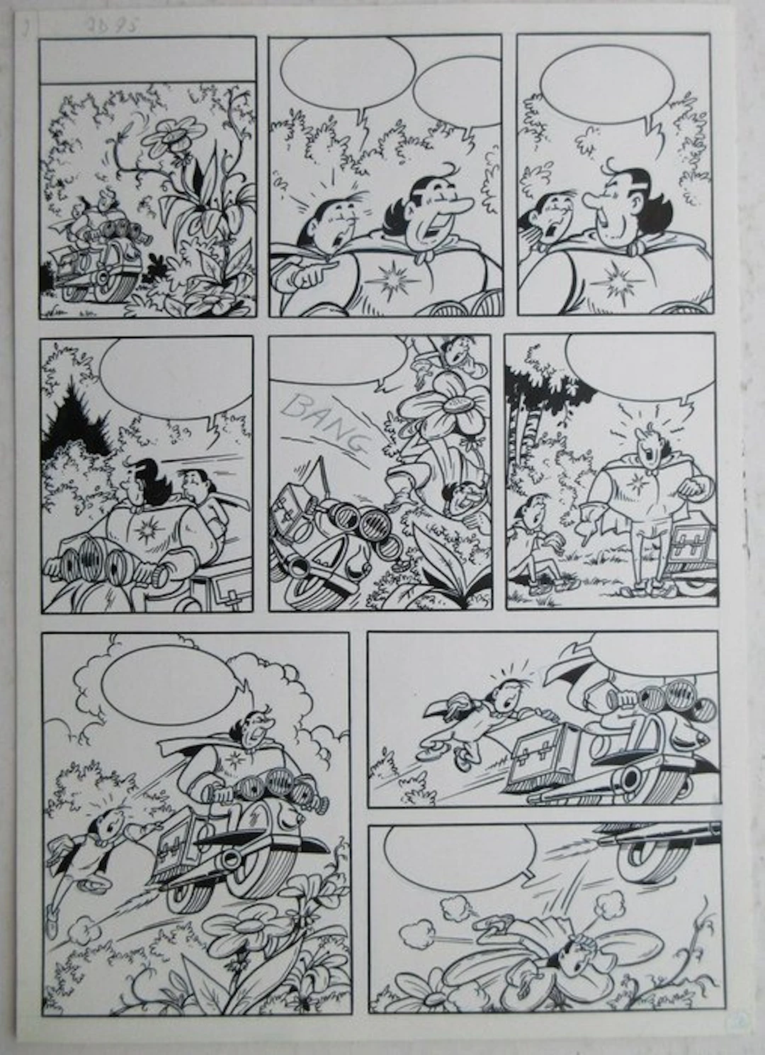 Studio Vandersteen - 1 Original page - Jerom - De kleurenzaaier p. 26