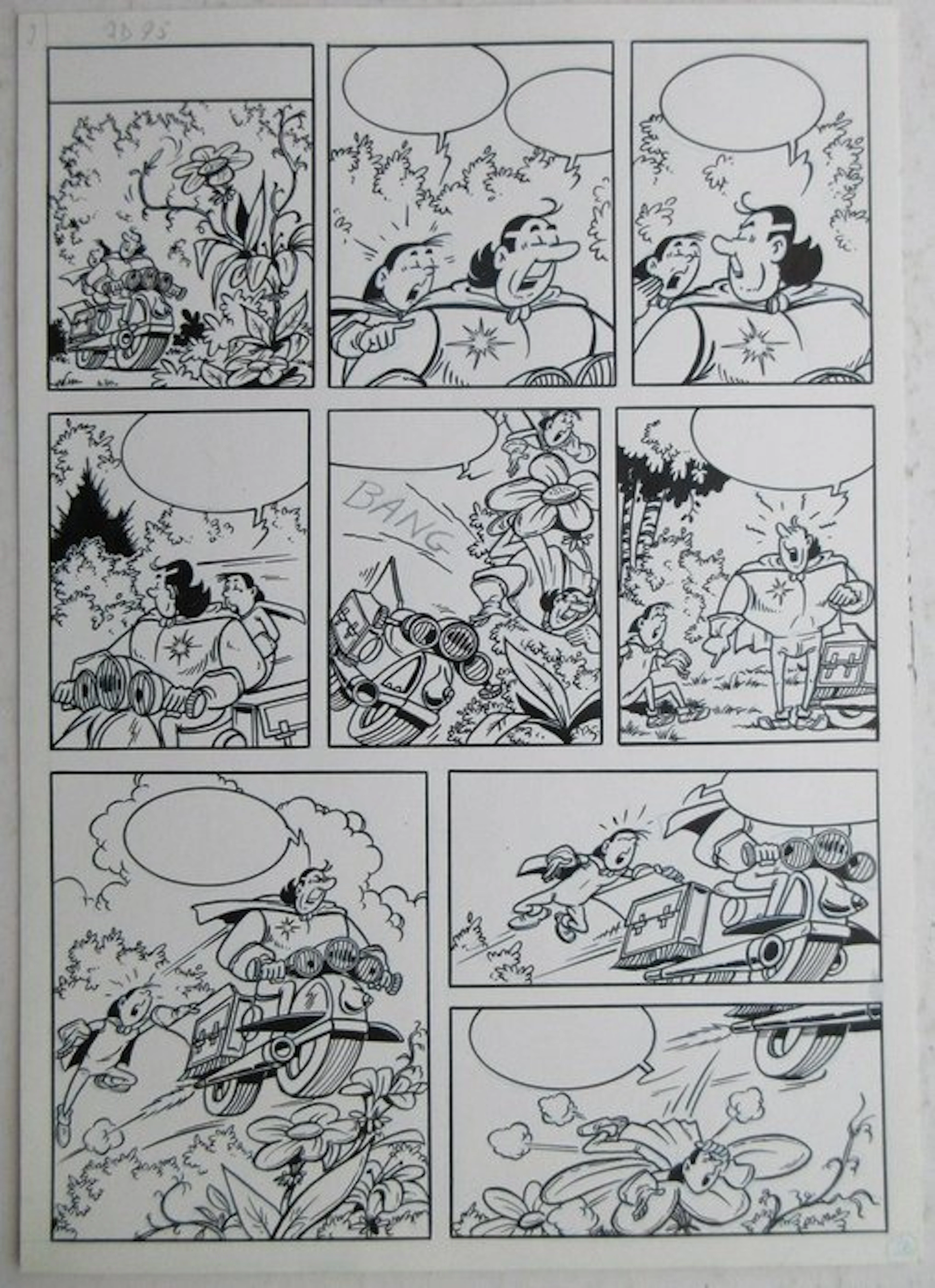 Studio Vandersteen - 1 Original page - Jerom - De kleurenzaaier p. 26