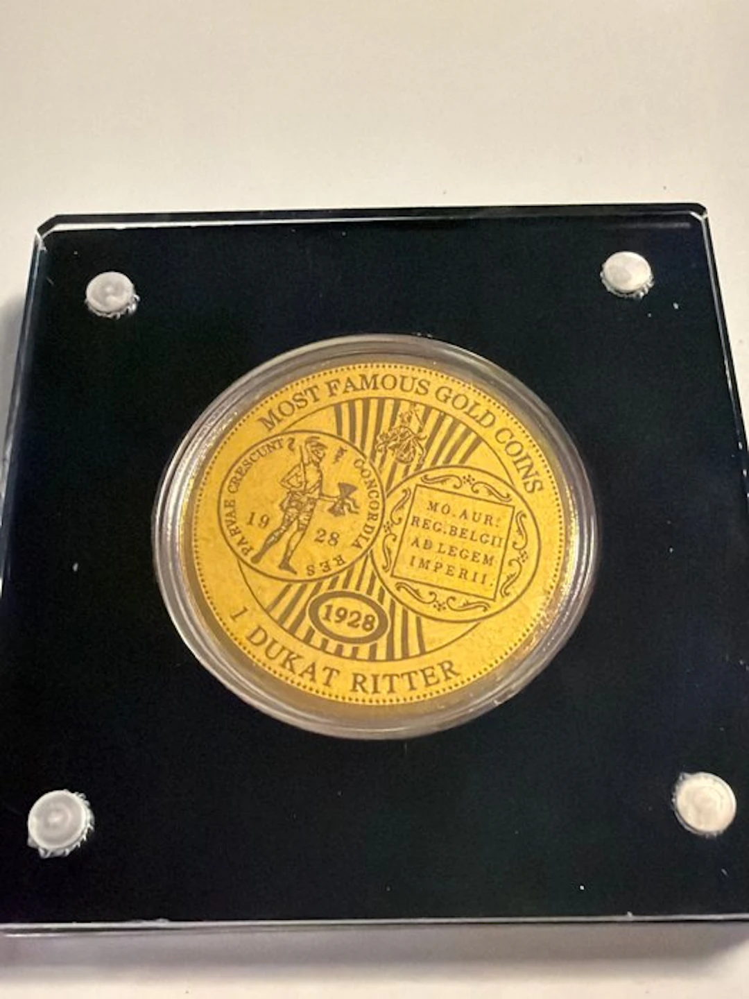 Niger. 100 Francs 1 Dukat Ritter 1928 1/200 Oz (.999) (No reserve price)