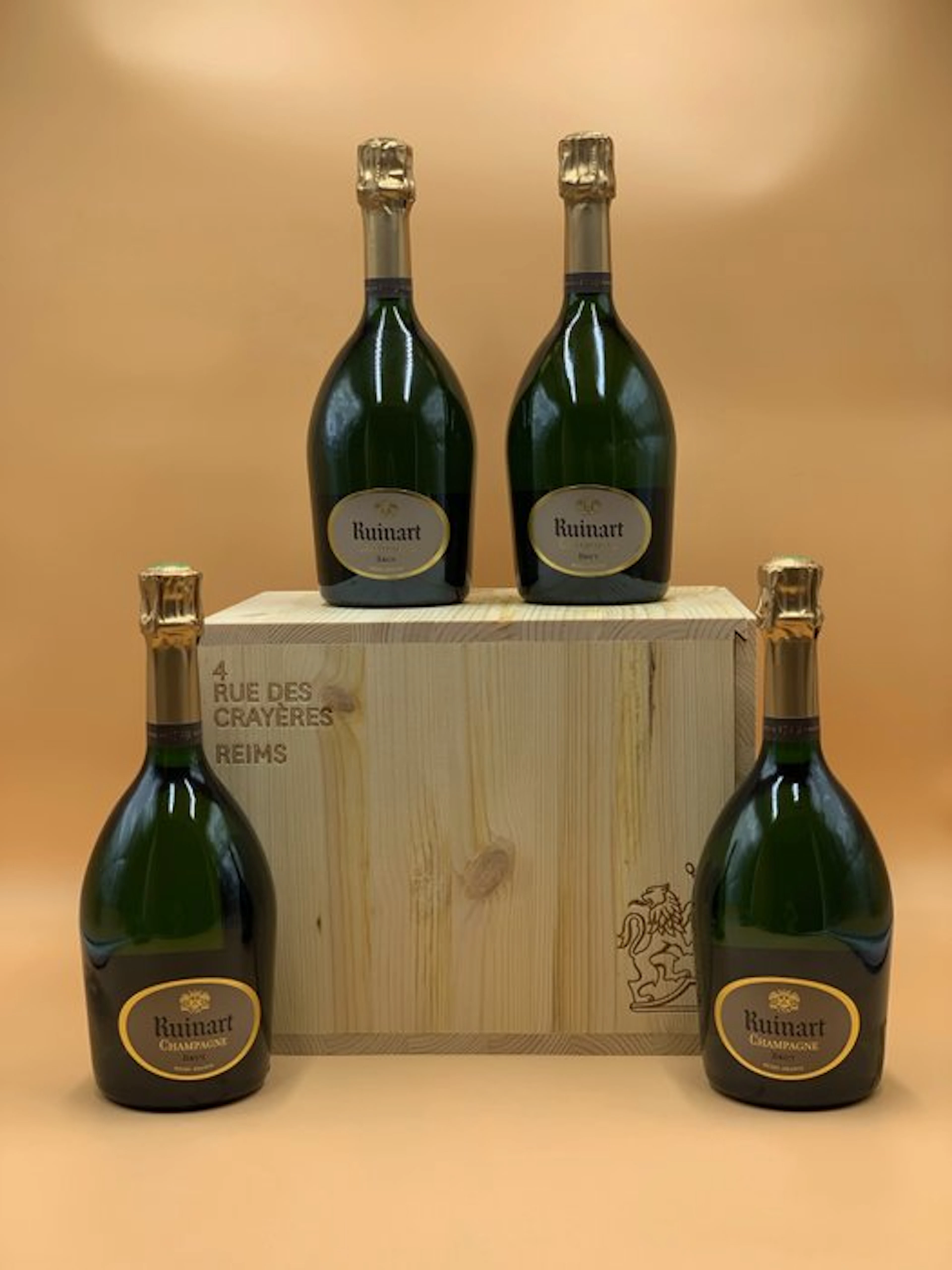 Ruinart, Caisse Cave - Champagne Brut - 4 Bottles (0.75L)