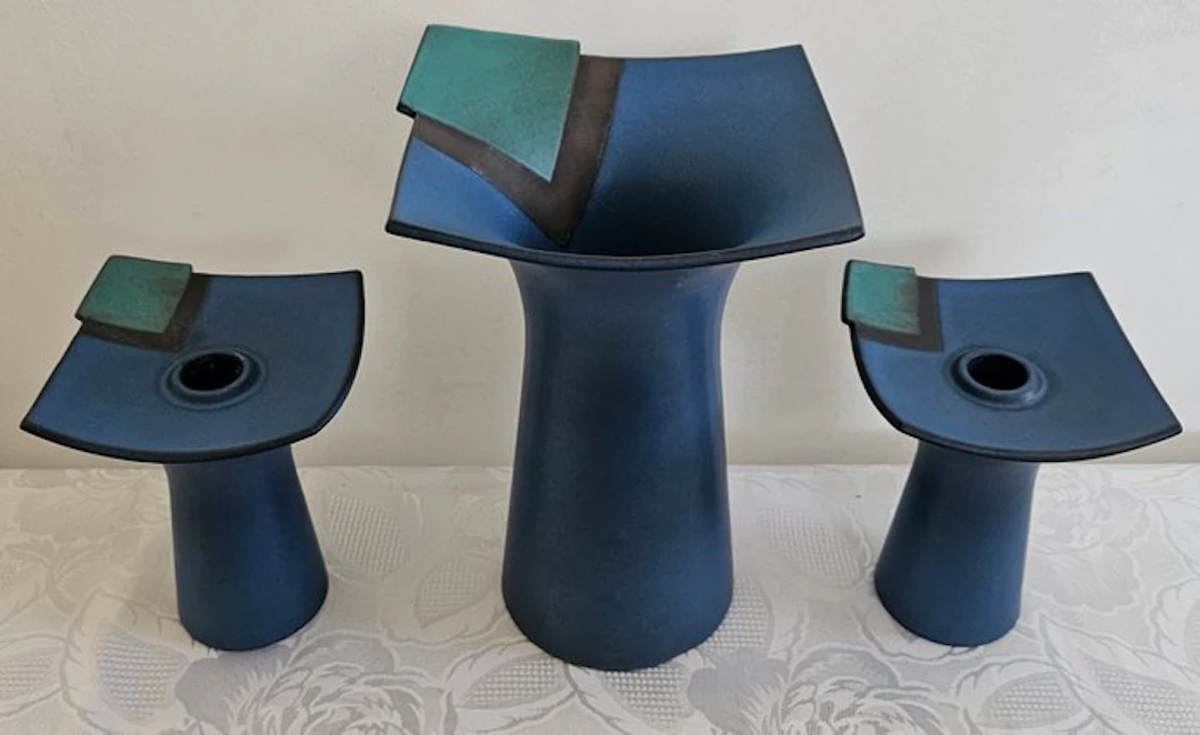 Cor Uden - Vase - Ceramic - vase and candlestick (3)