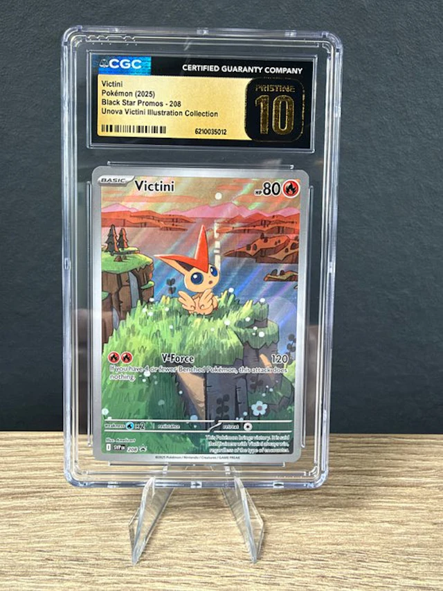 Pokémon - 1 Graded card - Victini 208 Promo card