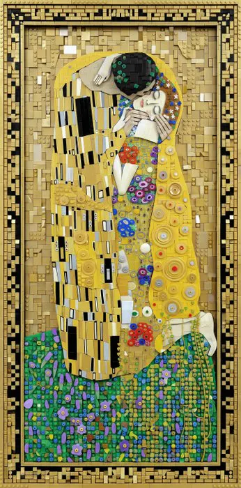 Artxlife - Lego Gustav Klimt - The Kiss