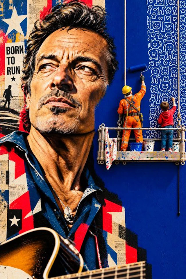 Jacon Art - Bruce Springsteen - Work in progress... on Art - 1/7