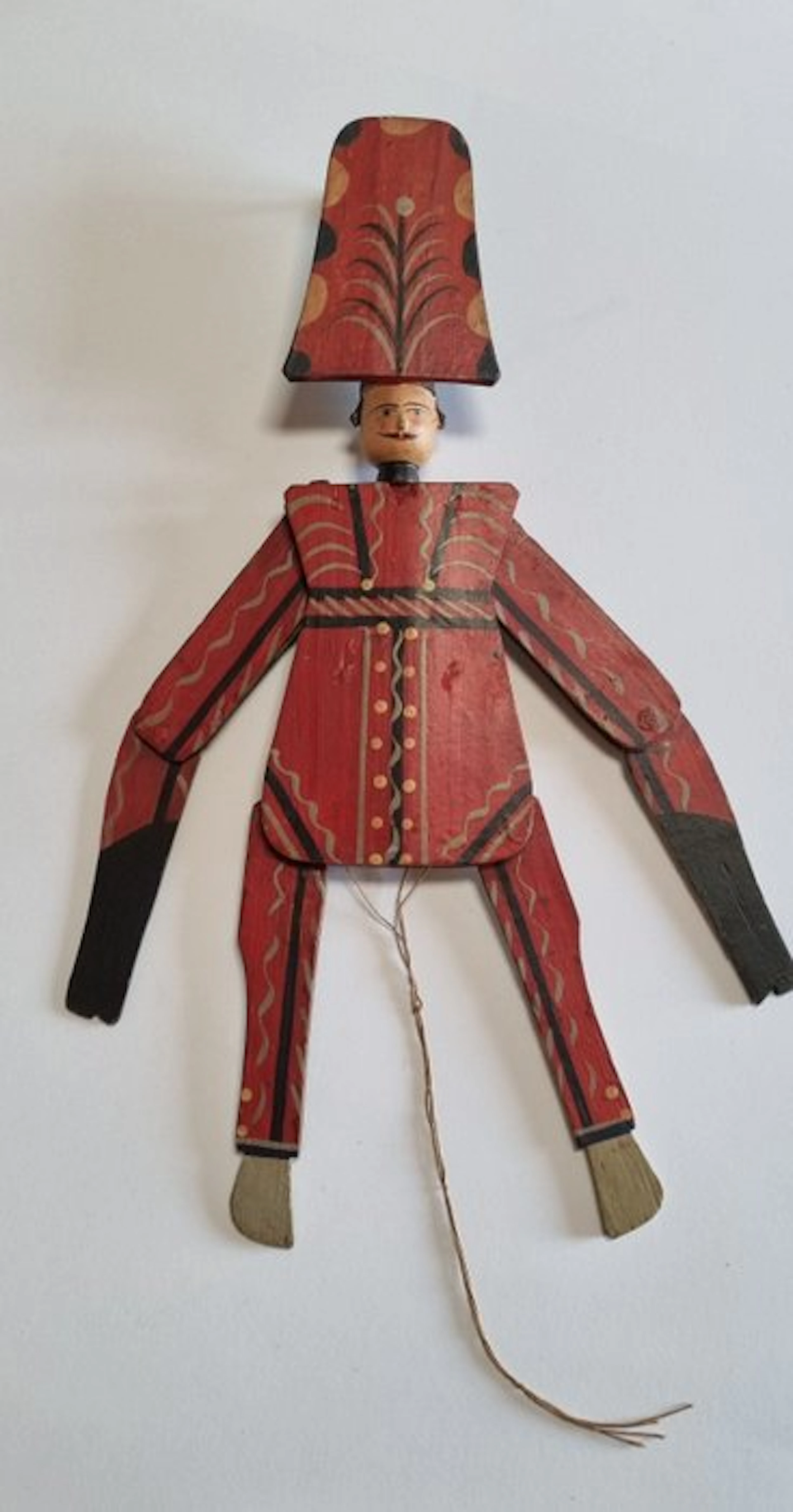 Hand-painted articulated Napoleon puppet - Tin toy...