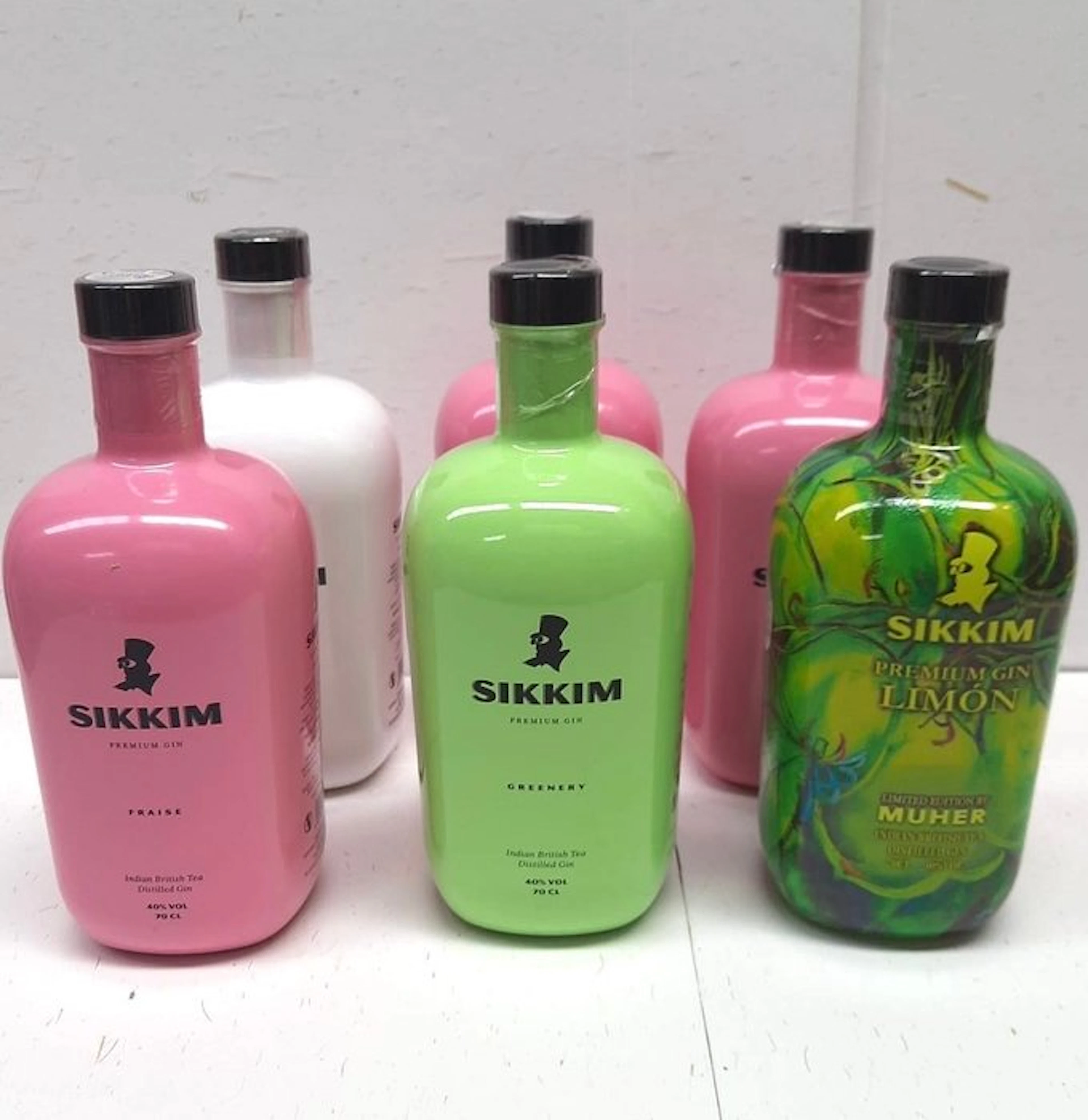 Sikkim - Privée, Fraise, Greenery & Limón by Mulher - 70cl - 6 bottles