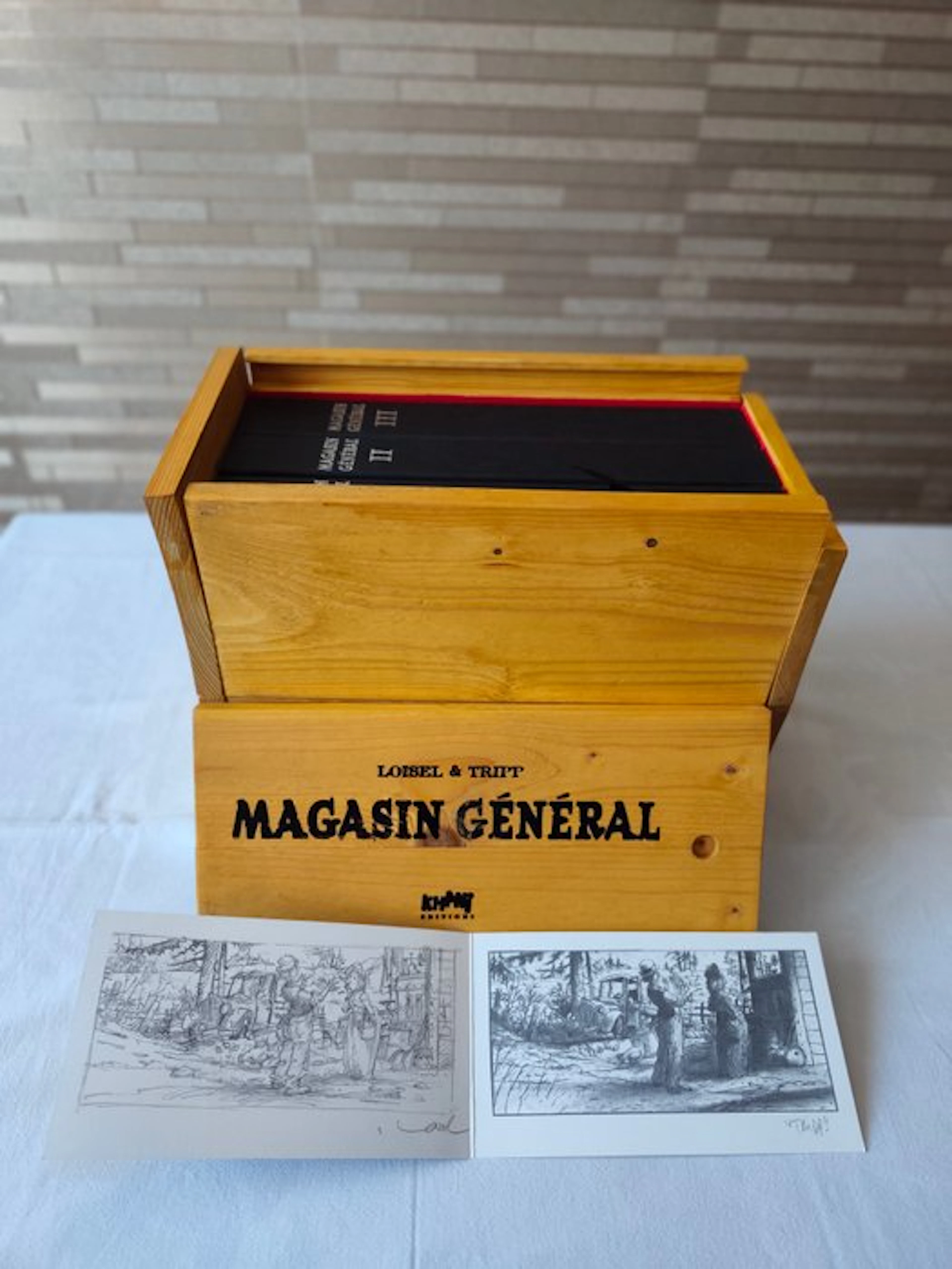 Magasin général - Intégrale + ex-libris - 3x B + coffre...
