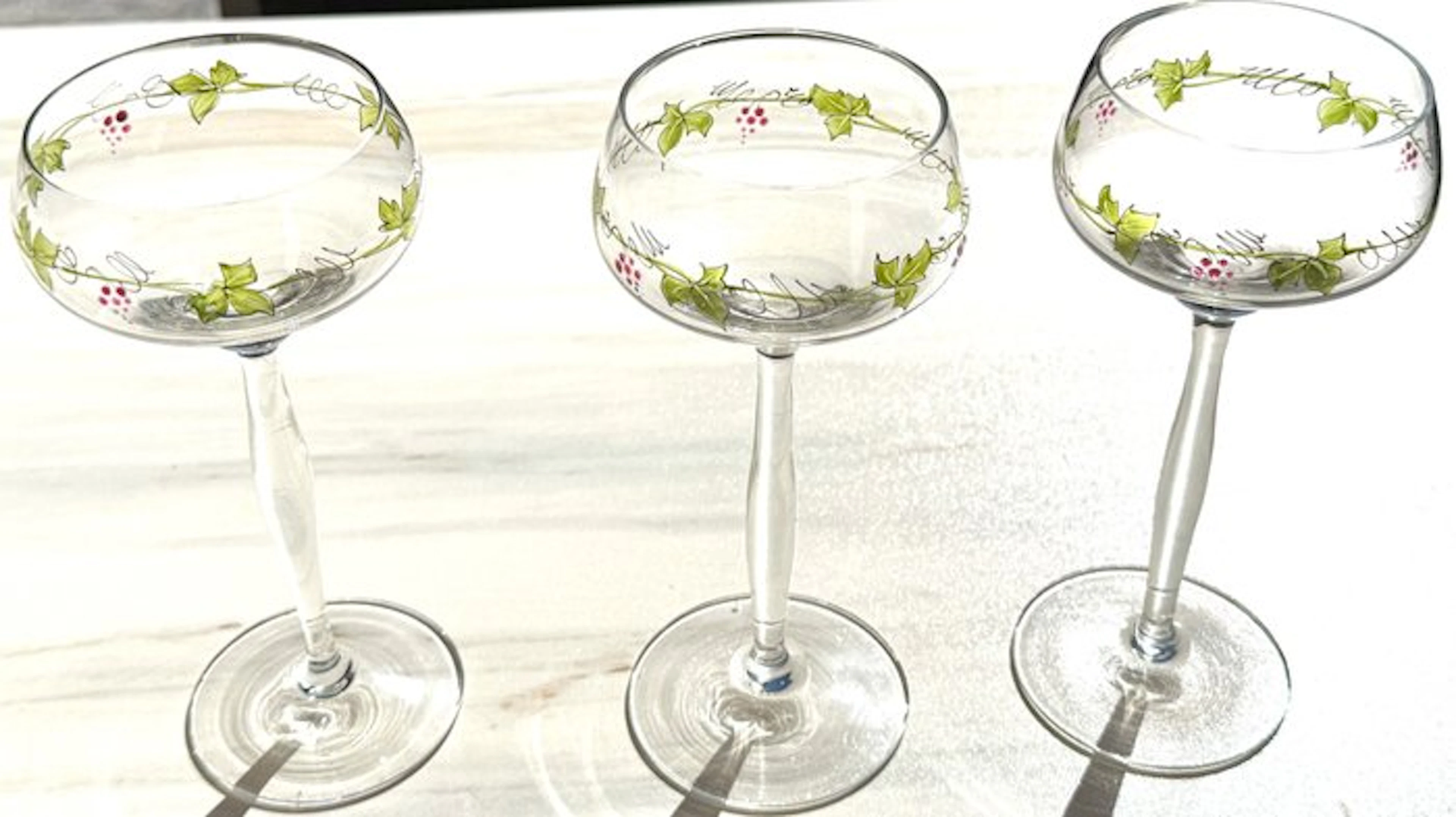 Theresienthal - Hans Christiansen - Drinking glass (3)...