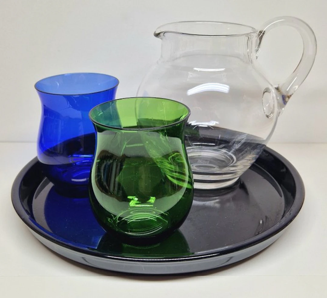 Glasfabriek Leerdam - Cornelis de Lorm - Drinking set (4)...