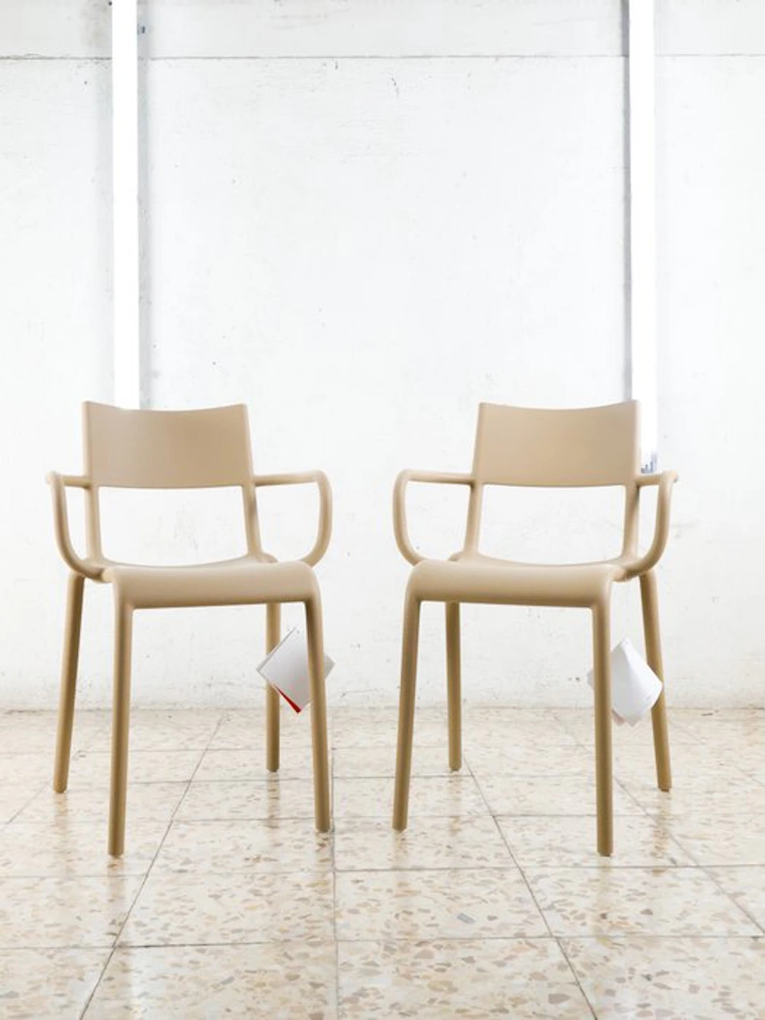 Kartell - Philippe Starck - Generic A - Armchair (2) - Taupe - Polypropylene