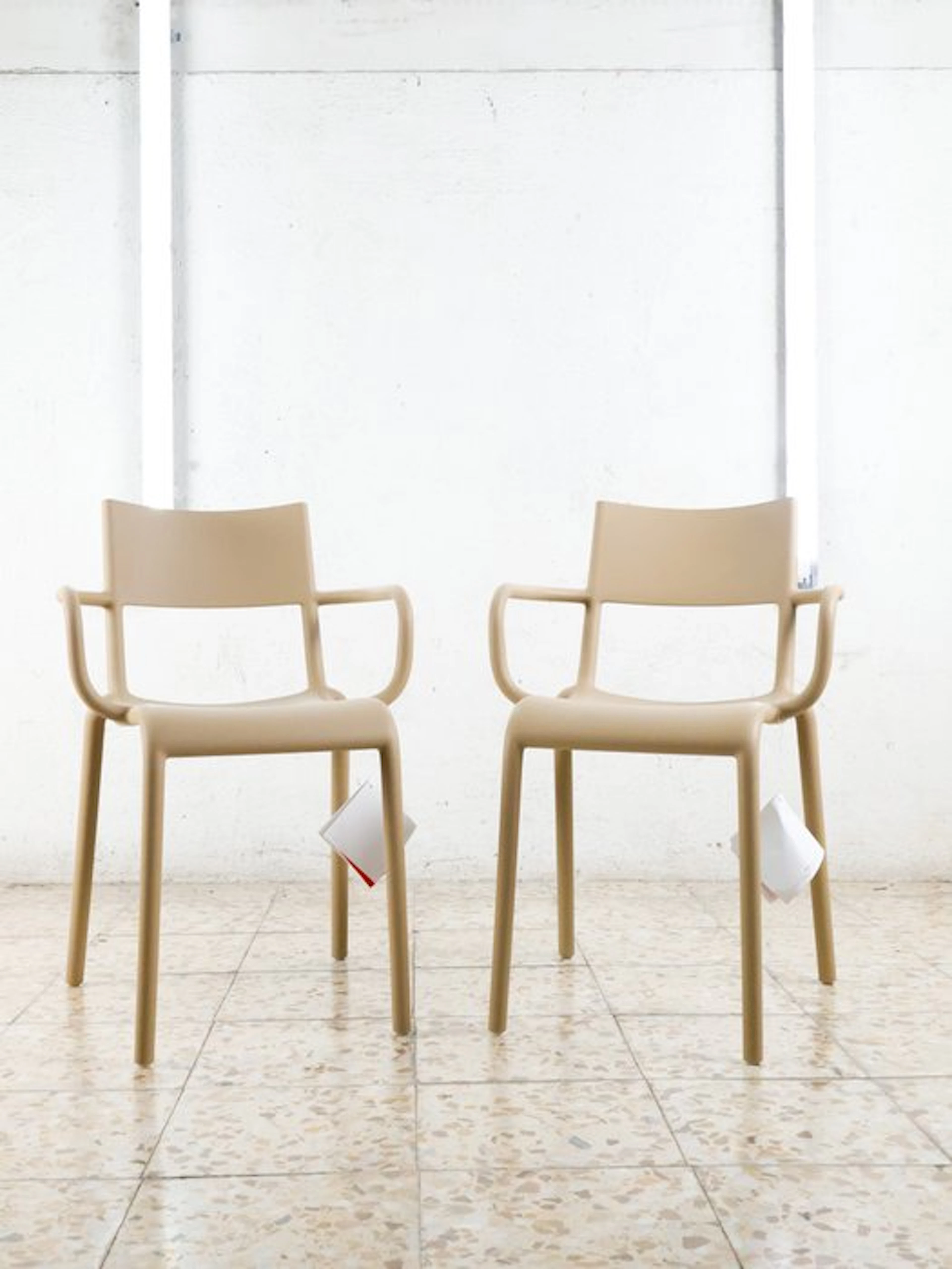 Kartell - Philippe Starck - Generic A - Armchair (2) - Taupe - Polypropylene