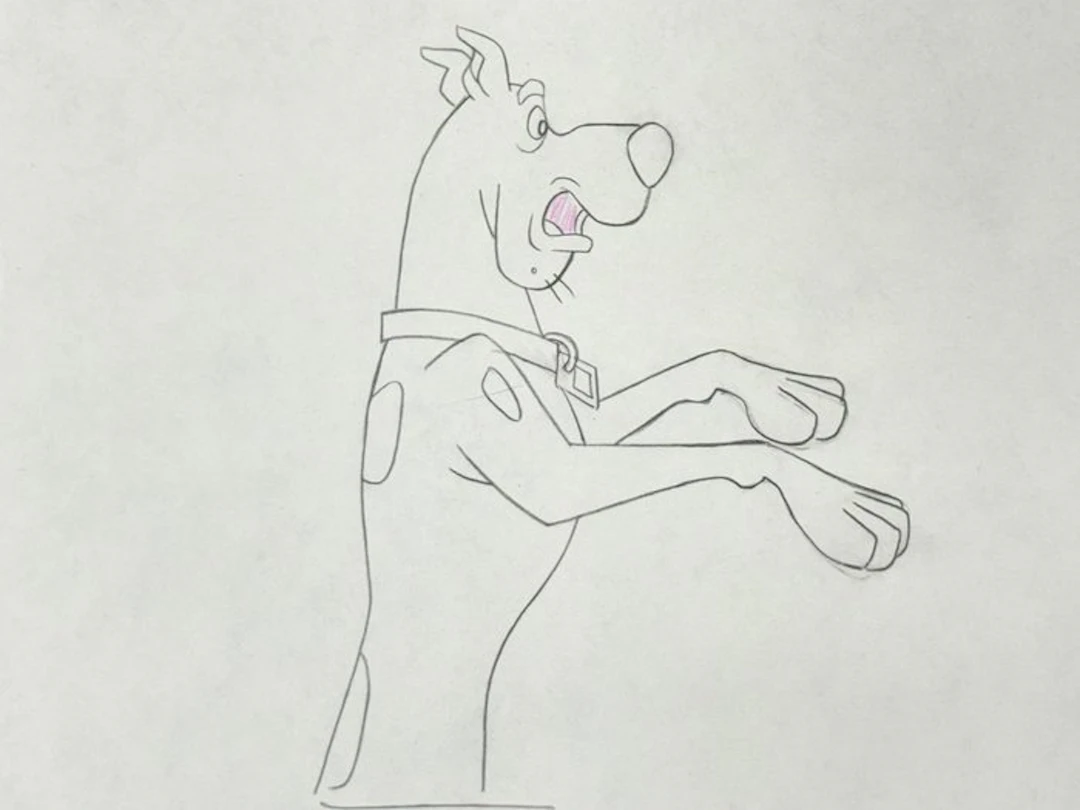 Hanna-Barbera Original Animation Drawing - Scooby-Doo, Where Are You! (1970)